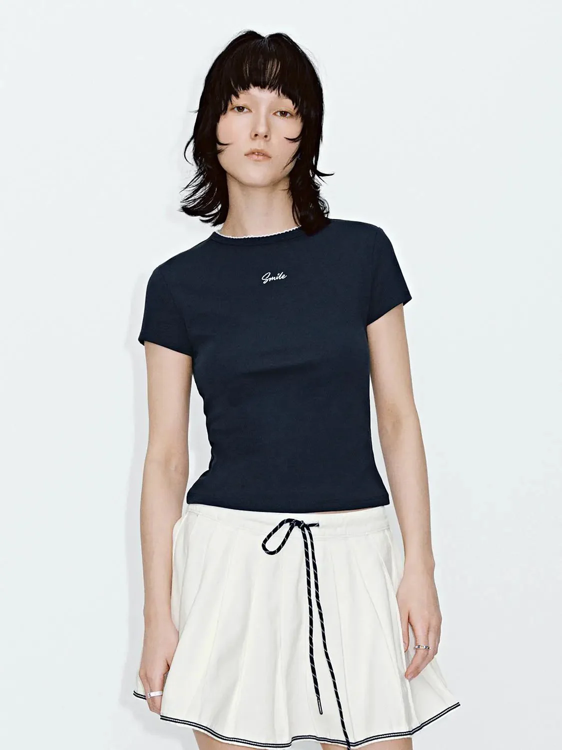 14999-cotton-lyocell-contrast-trim-embroidered-skinny-t-shirts-35.webp Cotton Lyocell Contrast Trim Embroidered Skinny T-Shirts