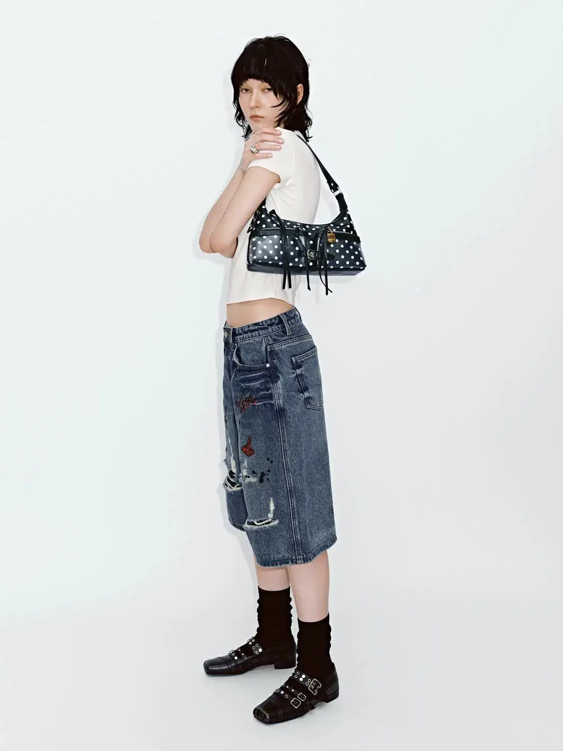 14999-cotton-lyocell-contrast-trim-embroidered-skinny-t-shirts-5.webp Cotton Lyocell Contrast Trim Embroidered Skinny T-Shirts