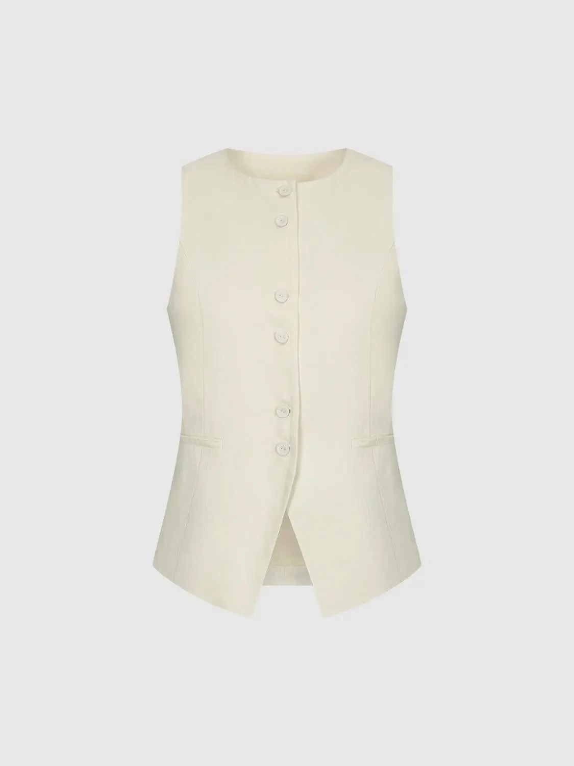 15058-linen-blend-button-up-crew-neck-vest-7.webp Linen Blend Button-Up Crew Neck Vest