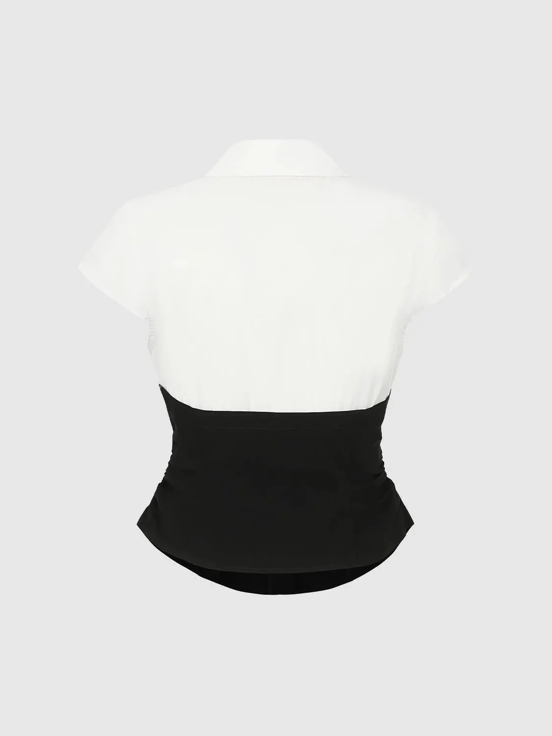 1508-cotton-blend-color-blocked-v-neck-with-contrast-seams-shirts-7.webp Cotton Blend Color-Blocked V-Neck With Contrast Seams Shirts