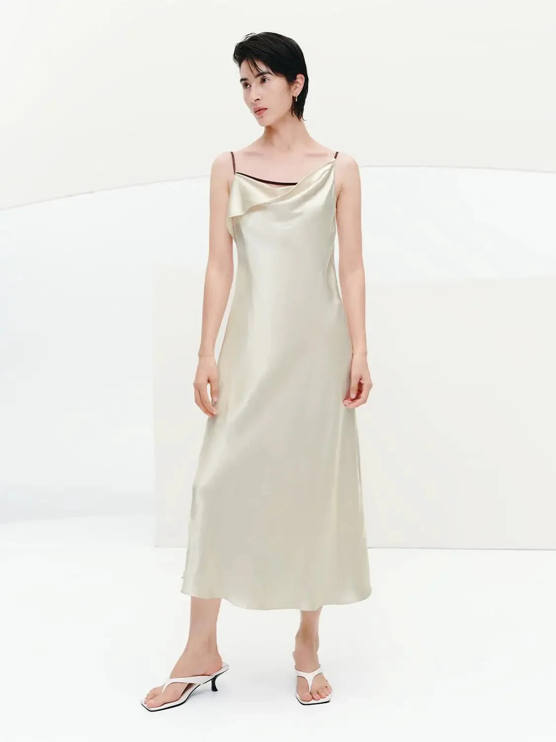 15092-elegant-satinlike-draped-asymmetric-midi-dresses-1.webp Elegant Satinlike Draped Asymmetric Midi Dresses