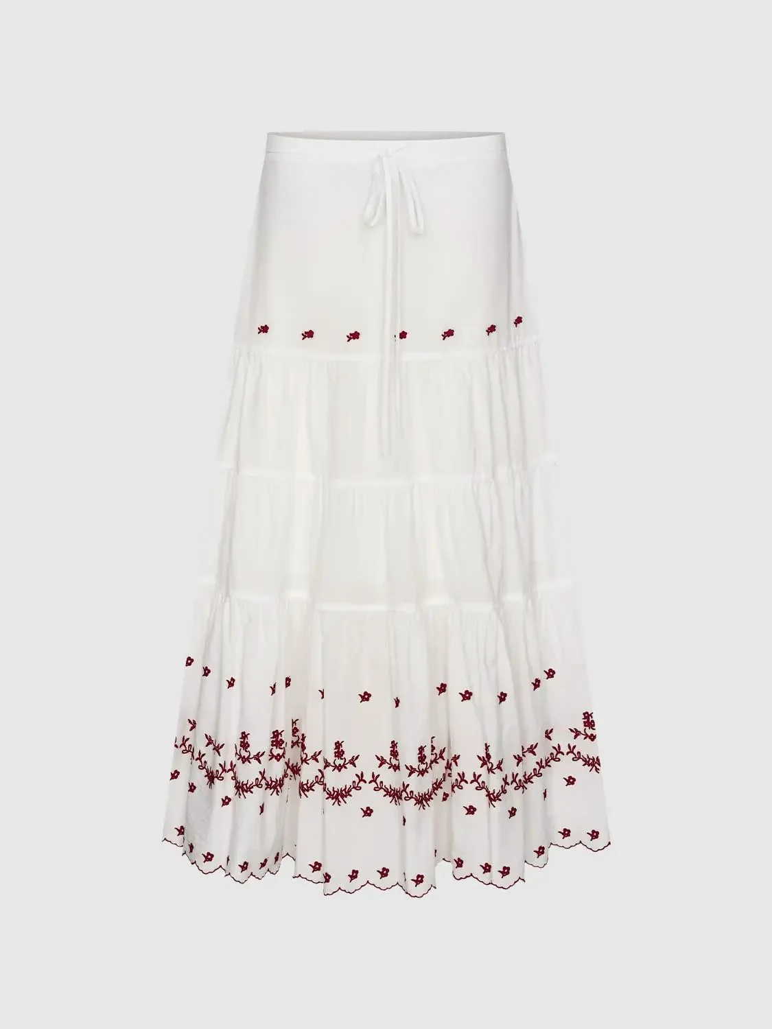 15133-contrast-printed-drawstring-tiered-a-line-midi-skirts-2.webp Contrast Printed Drawstring Tiered A-Line Midi Skirts