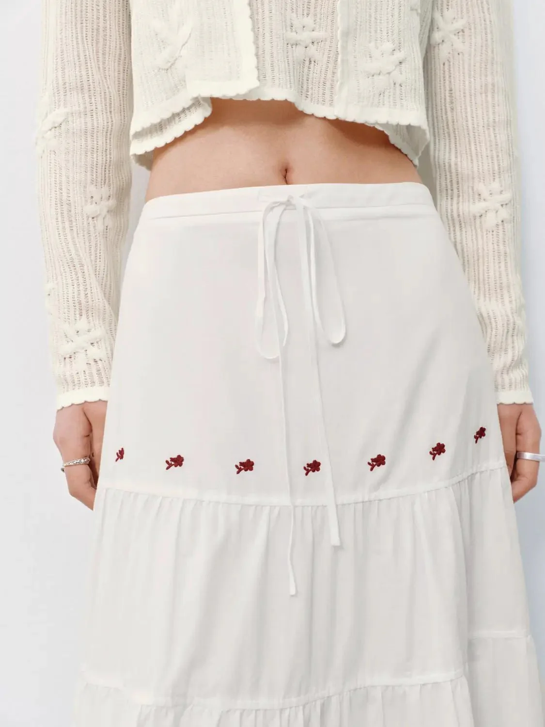 15133-contrast-printed-drawstring-tiered-a-line-midi-skirts-5.webp Contrast Printed Drawstring Tiered A-Line Midi Skirts