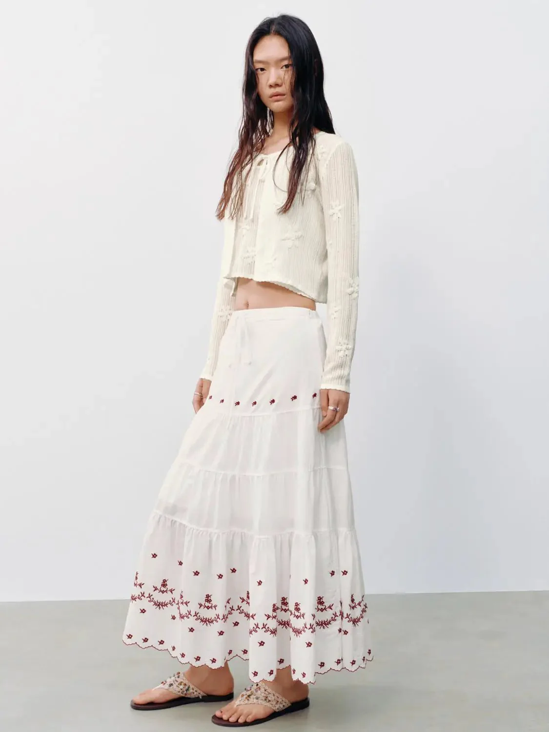 15133-contrast-printed-drawstring-tiered-a-line-midi-skirts-7.webp Contrast Printed Drawstring Tiered A-Line Midi Skirts