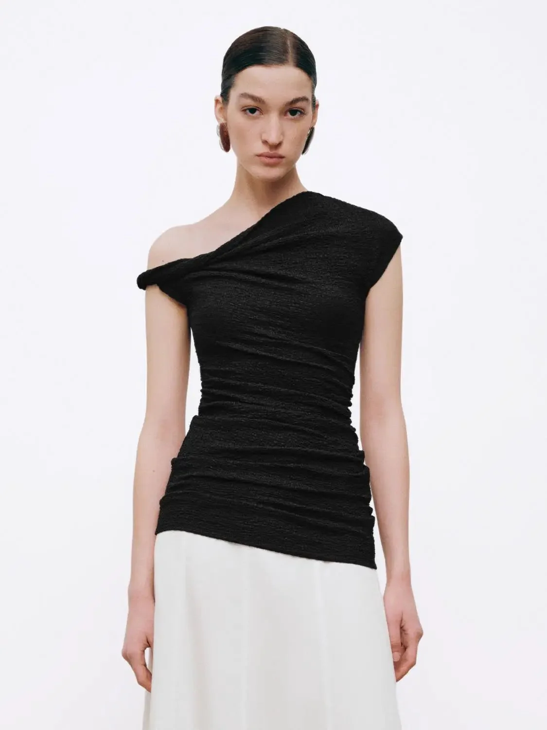 15179-asymmetric-one-shoulder-ruched-stretch-skinny-midi-dresses-9.webp Asymmetric One Shoulder Ruched Stretch Skinny Midi Dresses