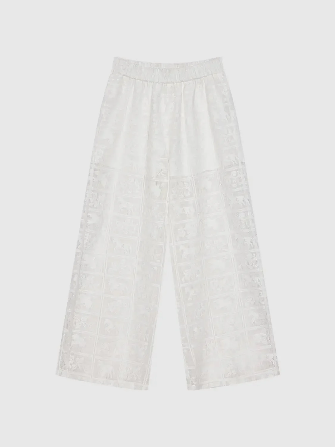 15209-pull-on-guipure-detail-intarsia-wide-leg-pants-1.webp Pull On Guipure Detail Intarsia Wide Leg Pants