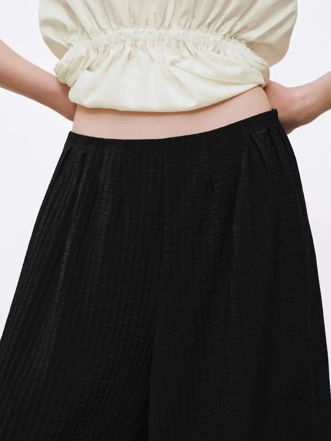 Pull On Wide Leg Pants