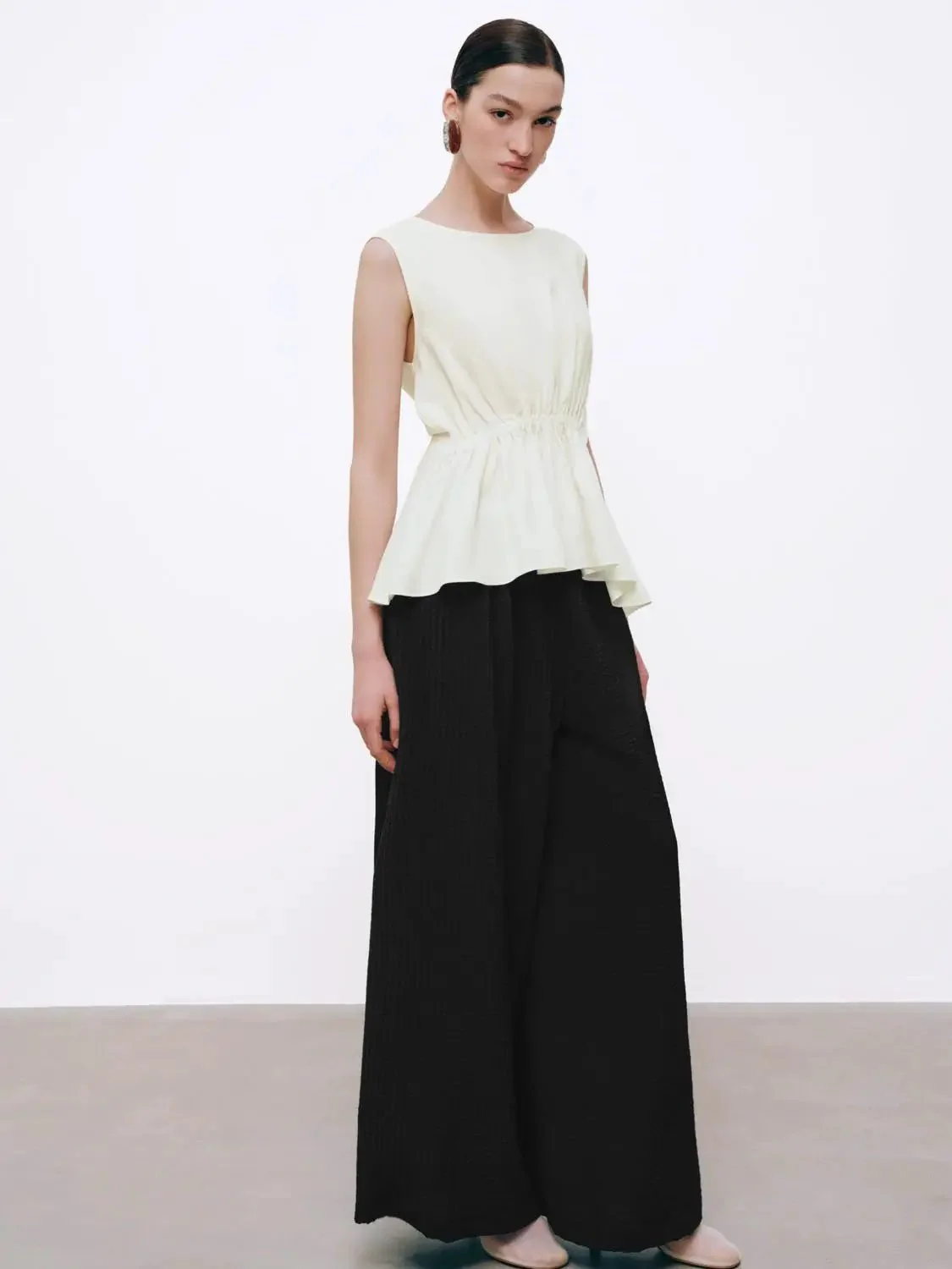 Pull On Wide Leg Pants