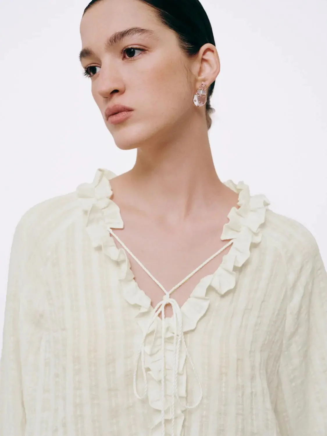 15311-ruffle-trim-lace-up-overhead-shirts-3.webp Ruffle Trim Lace-Up Overhead Shirts