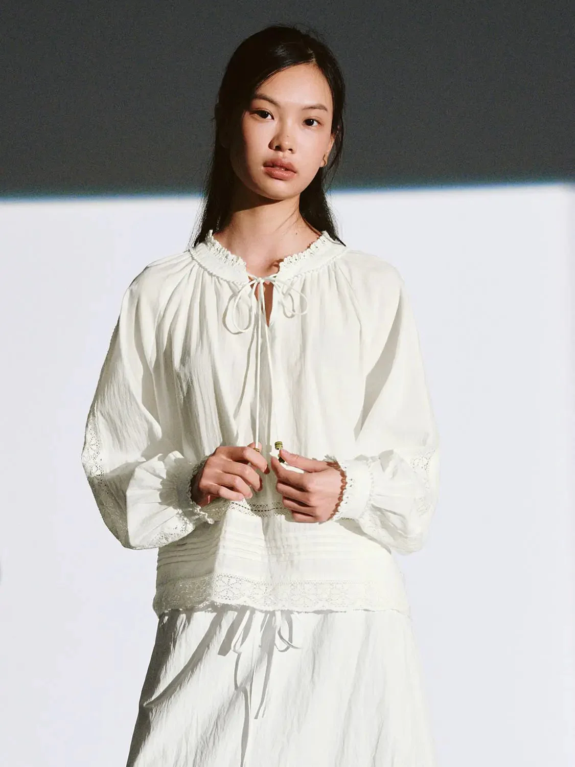 15350-string-detail-lace-trim-overhead-shirts-1.webp String Detail Lace Trim Overhead Shirts