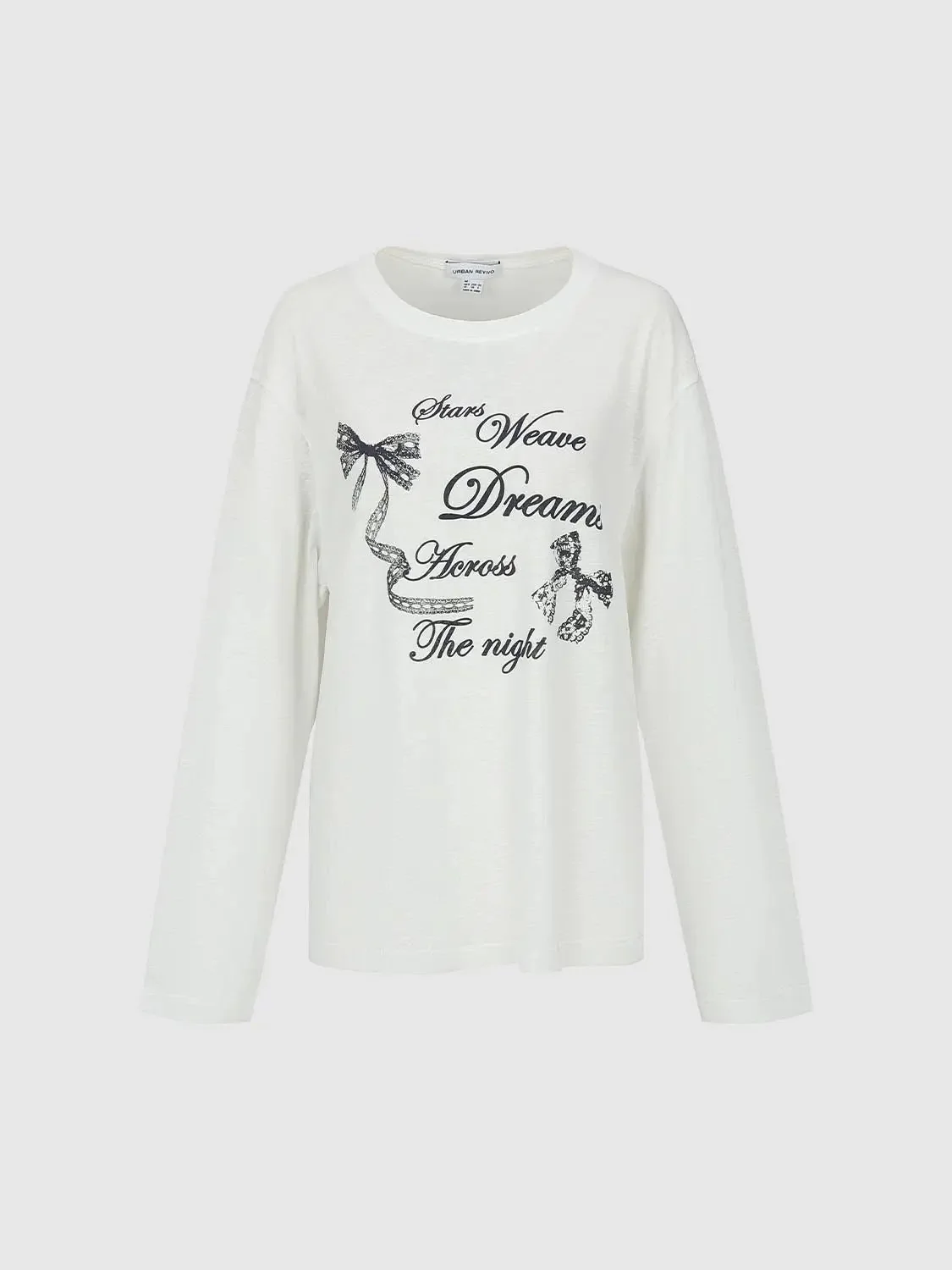 Stars Weave Dreams Print Long Sleeve T Shirts