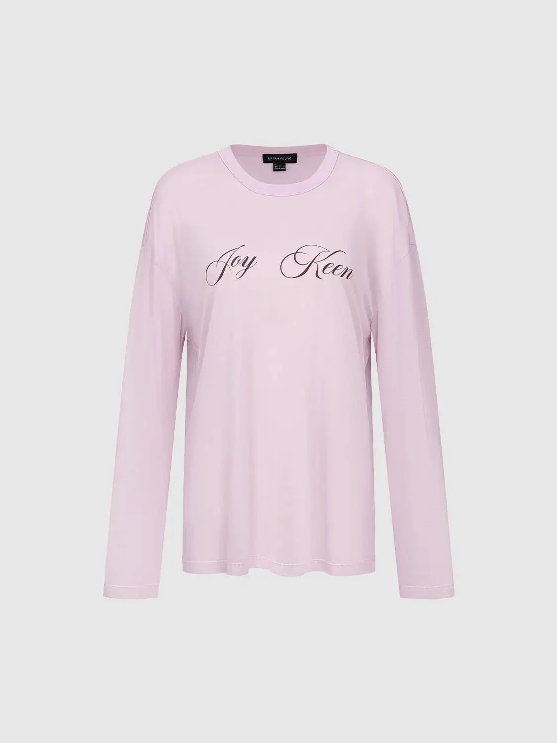 Elegant Soft Lyocell Printed Long Sleeve T Shirt