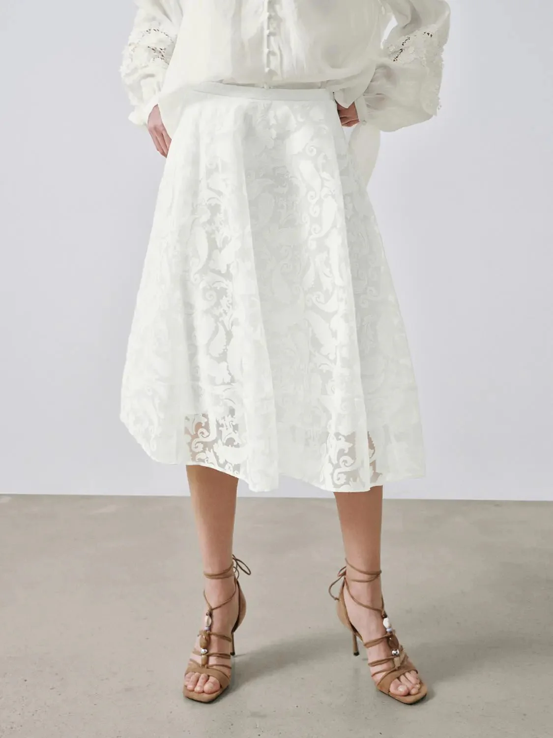 15541-pull-on-laced-a-line-midi-skirts-1.webp Pull On Laced A-Line Midi Skirts