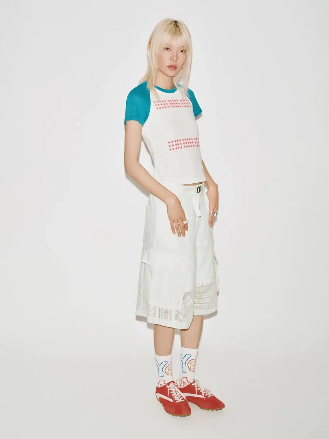 15546-cotton-contrast-raglan-sleeve-dot-print-t-shirt-5.webp Cotton Contrast Raglan Sleeve Dot Print T Shirt