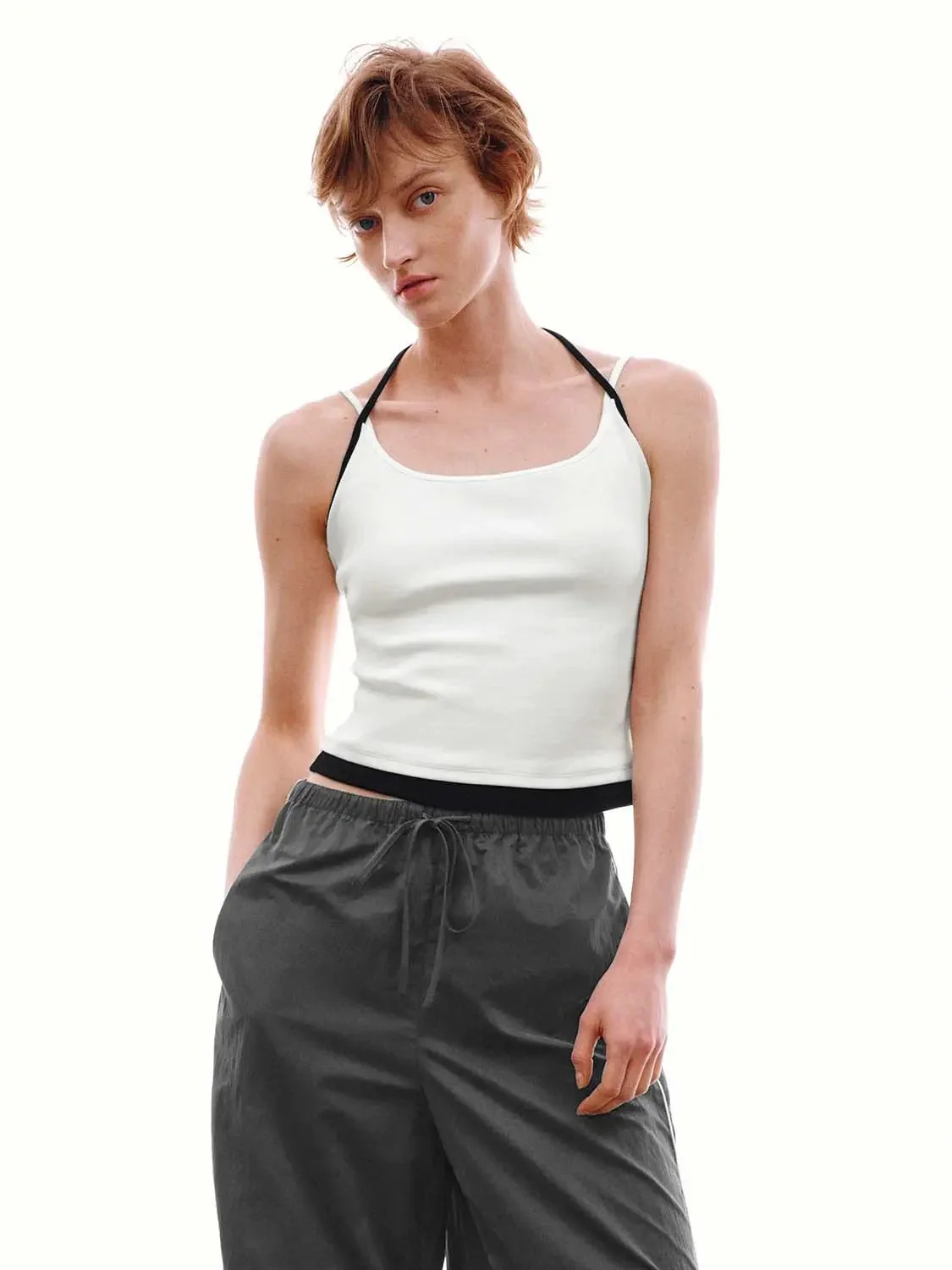 15573-cotton-blend-tie-detail-strappy-tank-top-1.webp Cotton Blend Tie Detail Strappy Tank Top