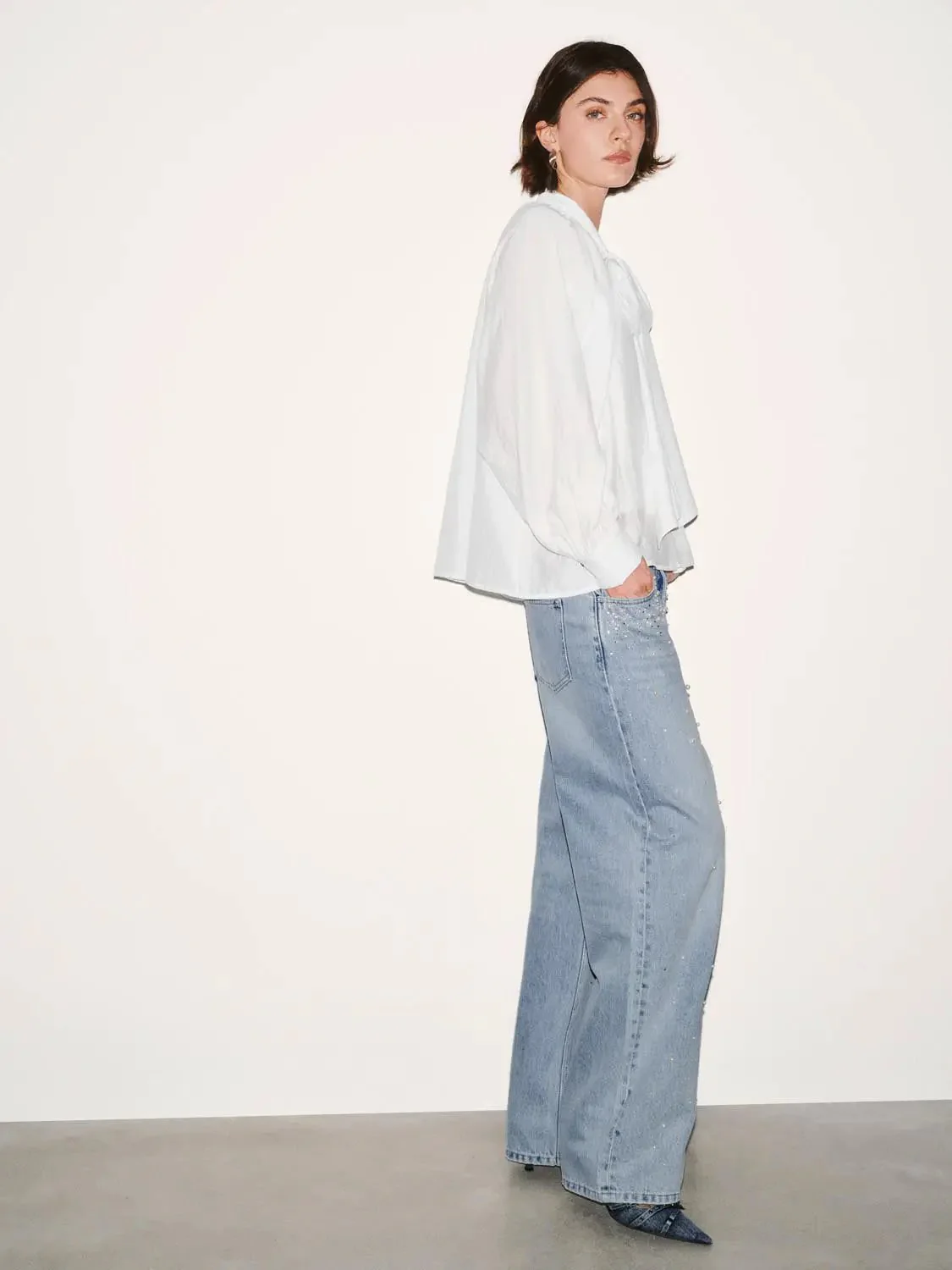 15640-scarf-detail-sheer-blouse-shirts-5.webp Scarf Detail Sheer Blouse Shirts