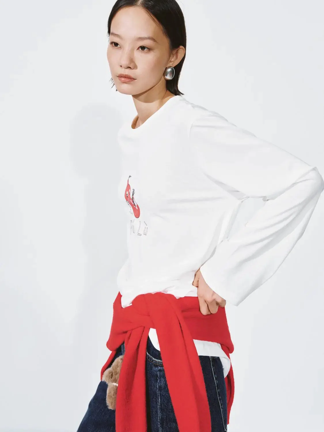15708-classic-printed-fox-graphic-long-sleeve-t-shirt-2.webp Classic Printed Fox Graphic Long Sleeve T Shirt