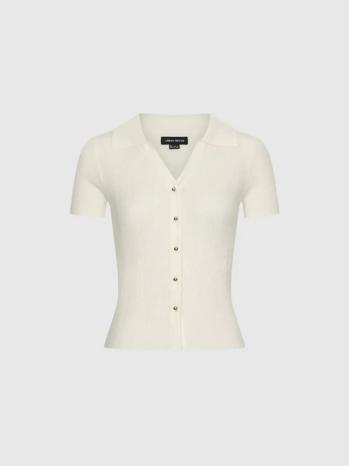15769-collared-v-neck-short-sleeve-knitted-cardigans-15.webp Collared V-Neck Short Sleeve Knitted Cardigans