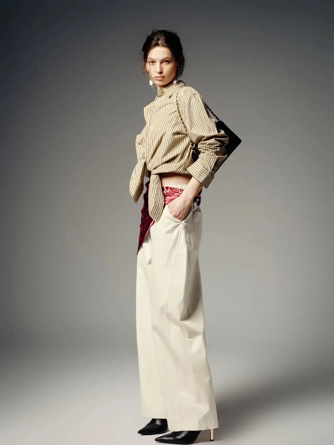 15780-contrast-scarf-detail-tapered-pants-7.webp Contrast Scarf Detail Tapered Pants