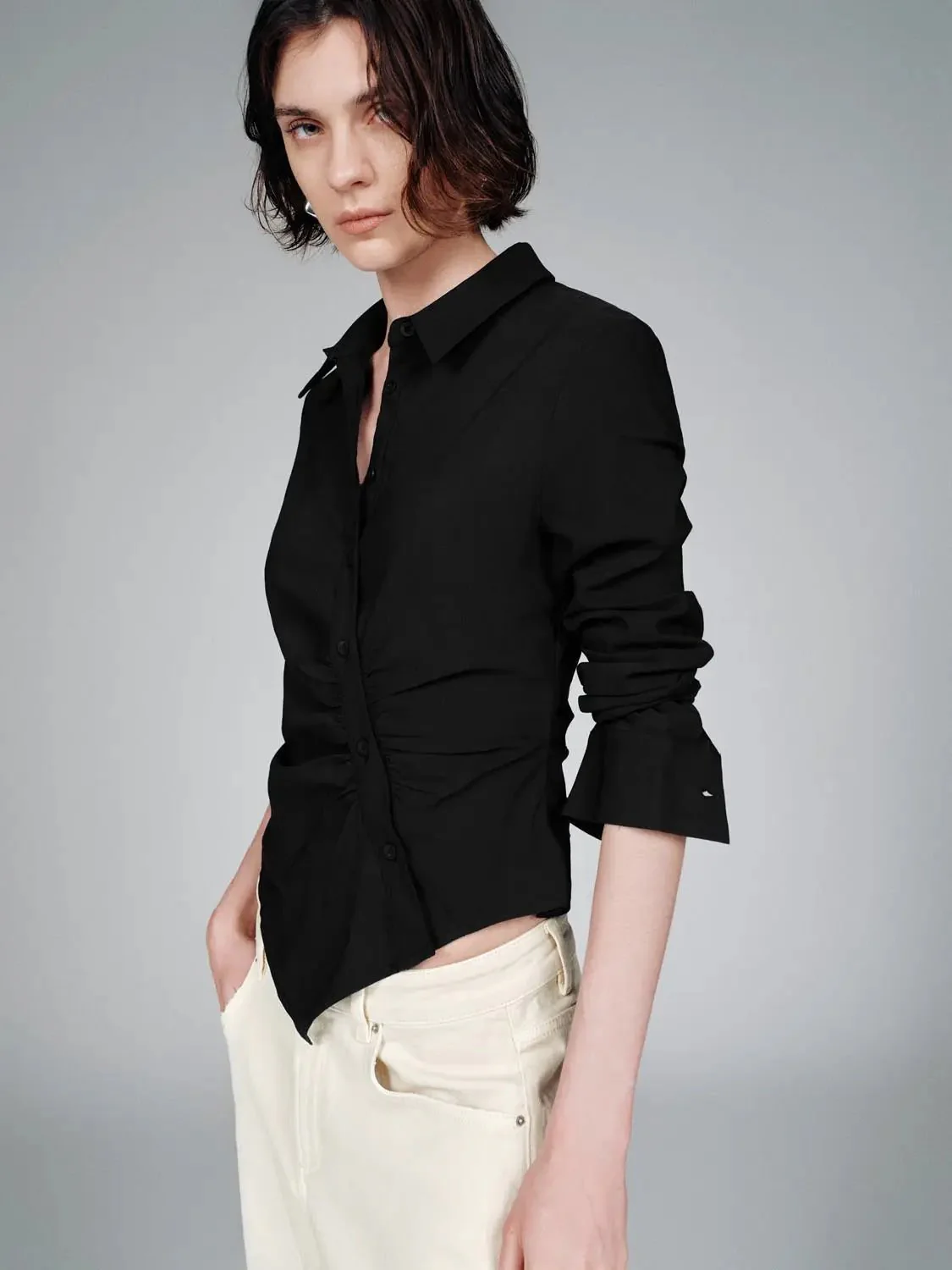 15816-white-linen-blend-asymmetric-slim-fit-shirts-11.webp White Linen Blend Asymmetric Slim Fit Shirts