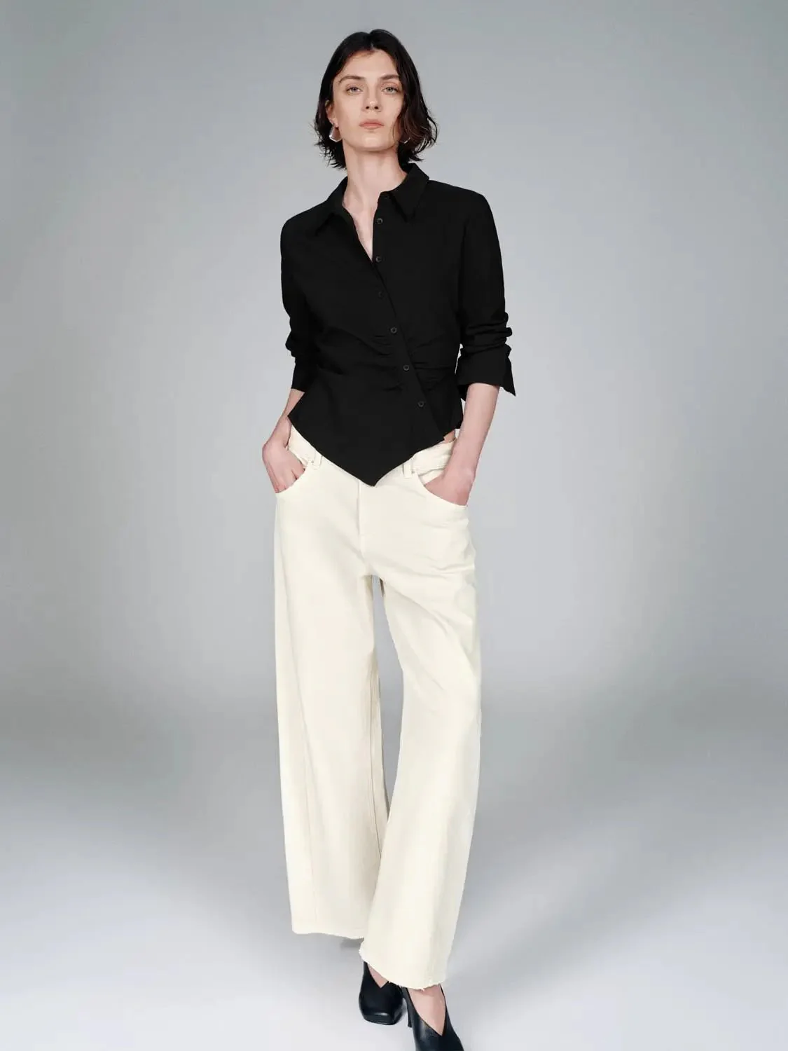 15816-white-linen-blend-asymmetric-slim-fit-shirts-13.webp White Linen Blend Asymmetric Slim Fit Shirts