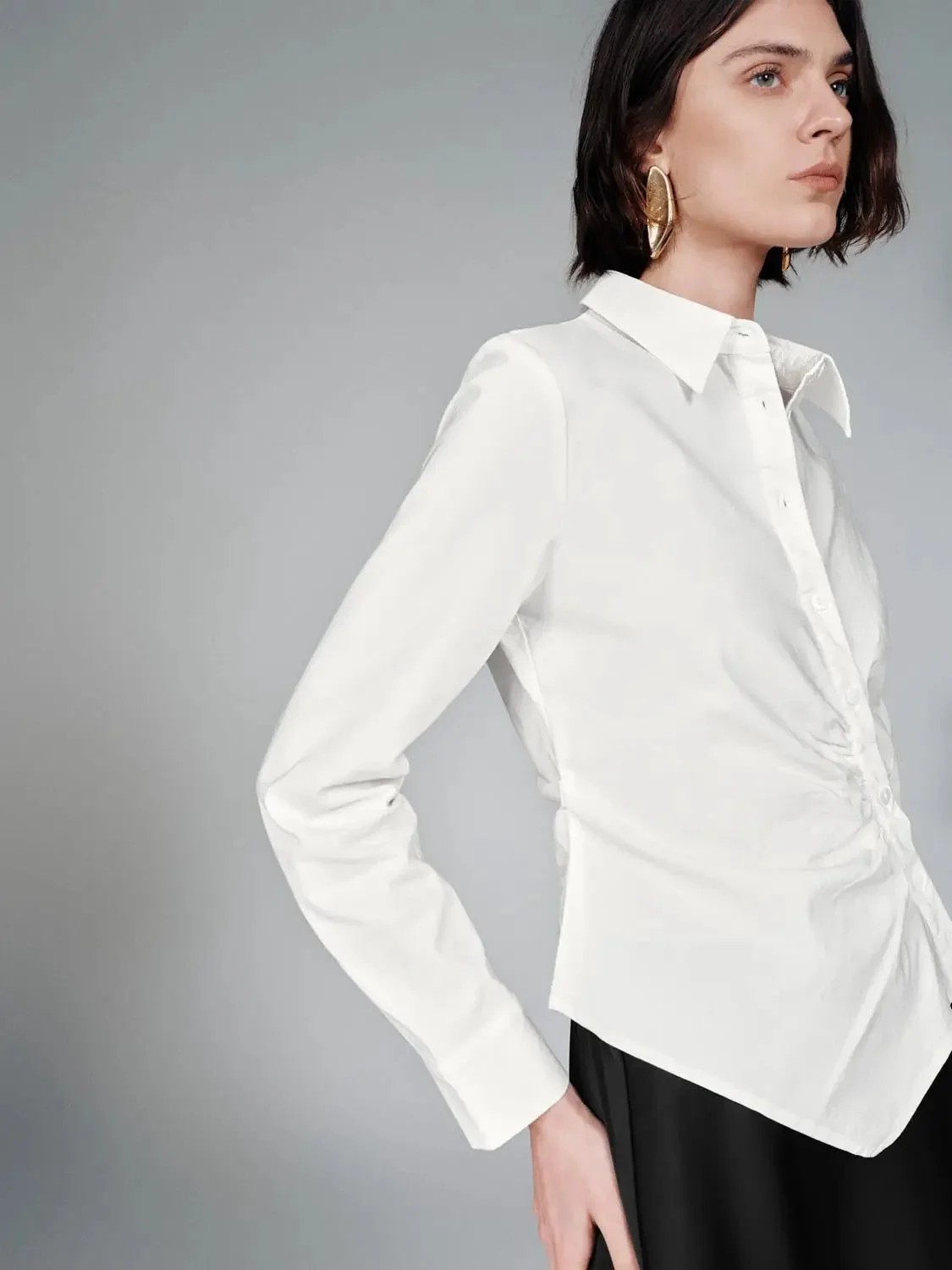 15816-white-linen-blend-asymmetric-slim-fit-shirts-2.webp White Linen Blend Asymmetric Slim Fit Shirts