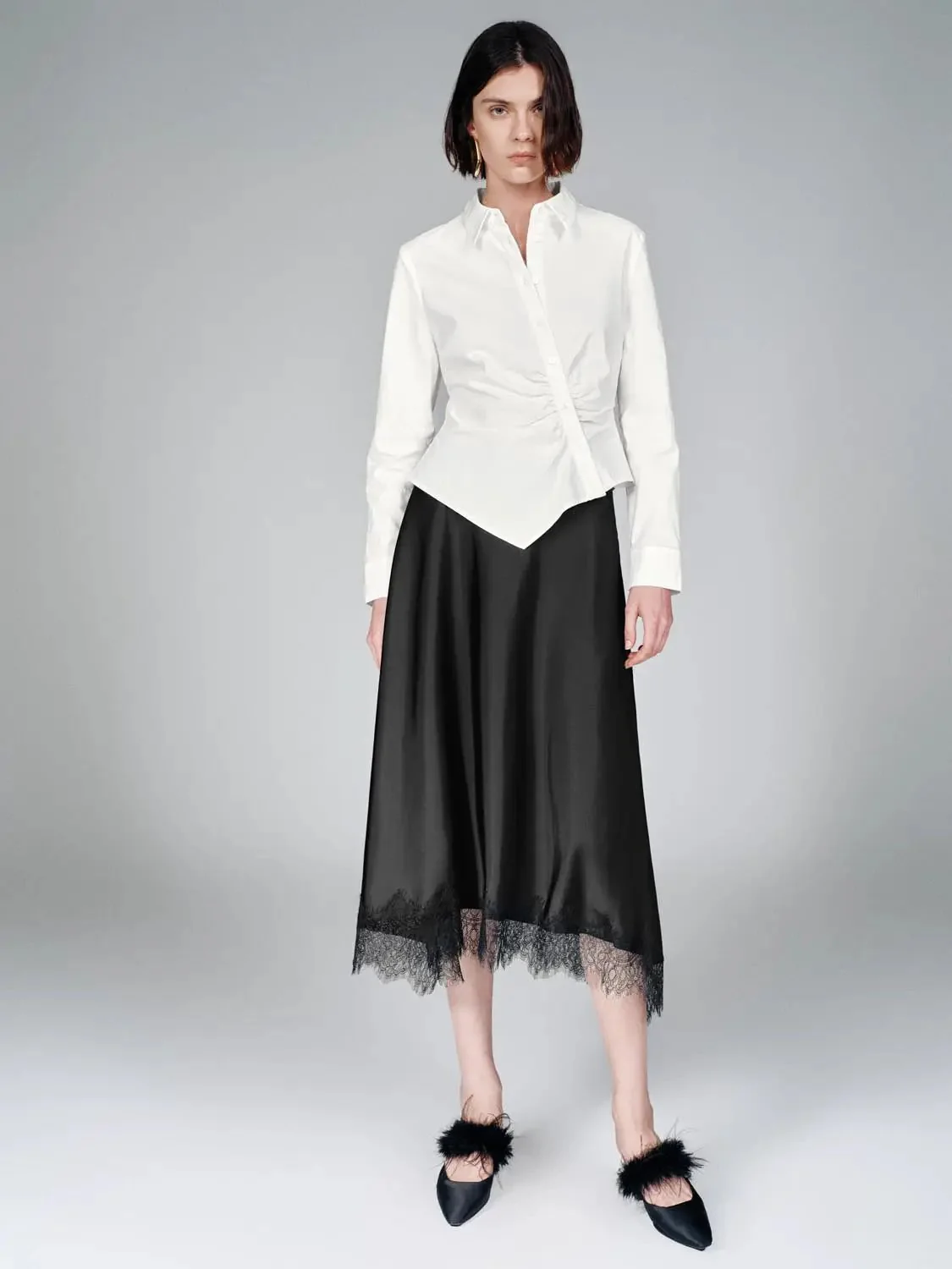 15816-white-linen-blend-asymmetric-slim-fit-shirts-5.webp White Linen Blend Asymmetric Slim Fit Shirts