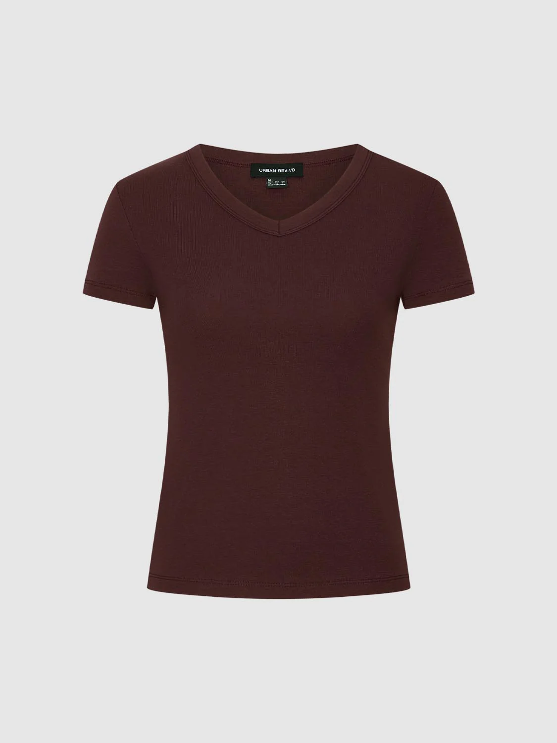 15921-v-neck-cropped-cotton-lyocell-blend-with-stretch-t-shirts-7.webp V-Neck Cropped Cotton Lyocell Blend With Stretch T-Shirts