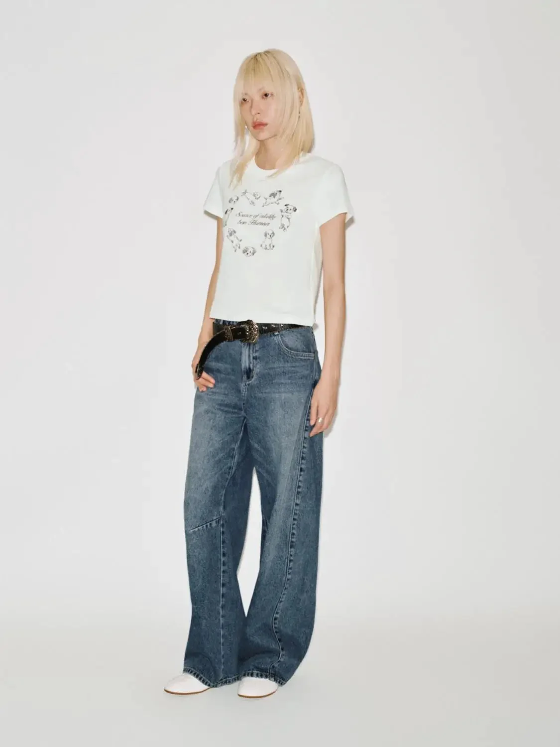 15953-printed-cropped-cotton-blend-crew-neck-t-shirts-4.webp Printed Cropped Cotton Blend Crew Neck T Shirts