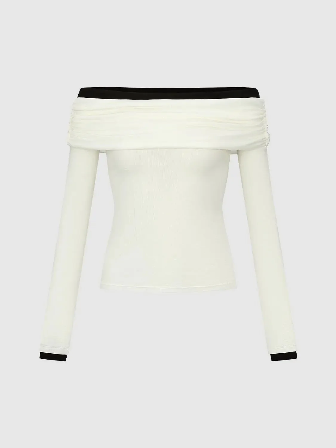 15986-lyocell-wool-off-shoulder-long-sleeve-top-7.webp Lyocell Wool Off Shoulder Long Sleeve Top