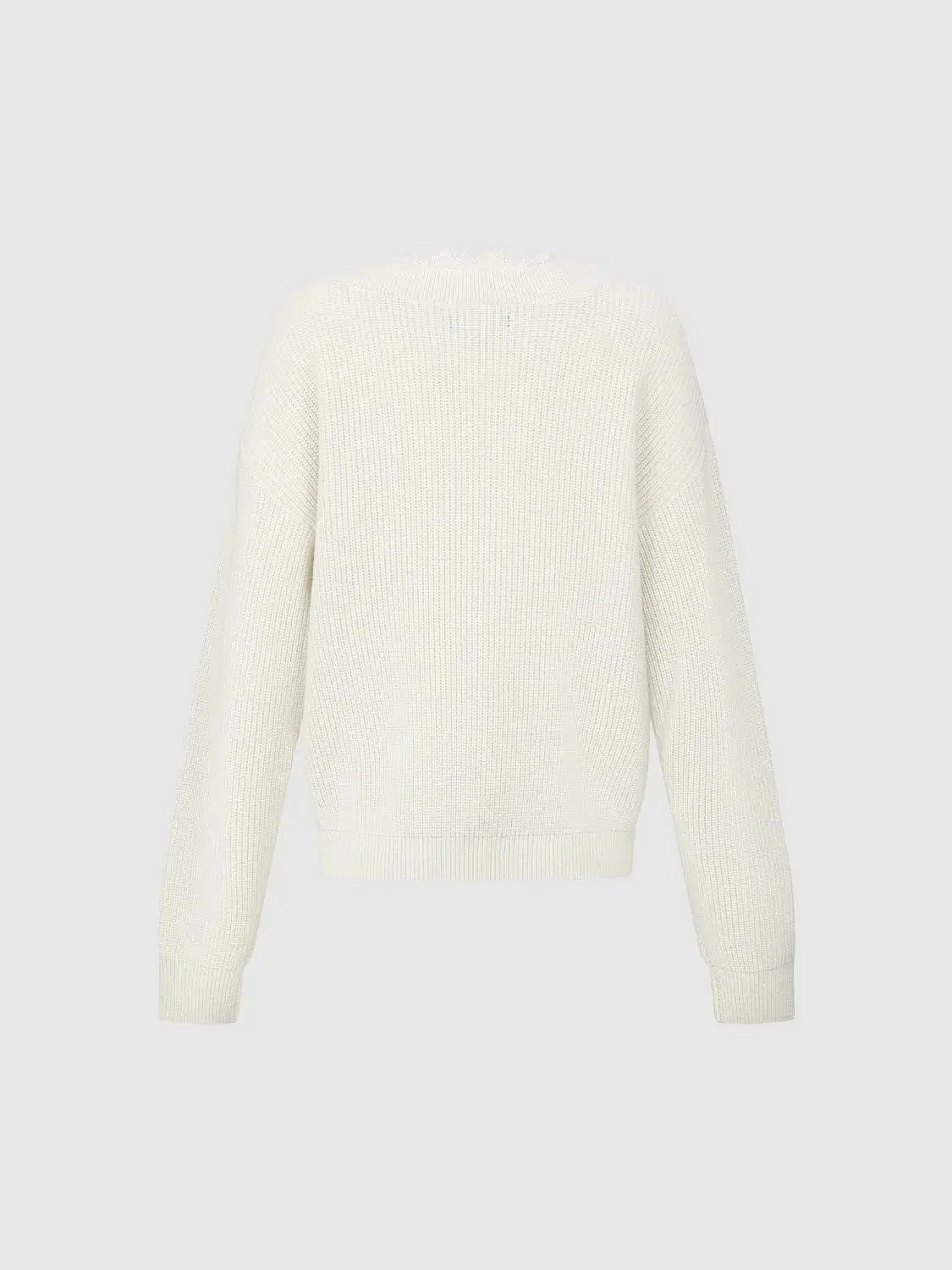 16042-lace-trim-v-neck-long-sleeve-knitted-t-shirts-4.webp Lace Trim V-Neck Long Sleeve Knitted T-Shirts