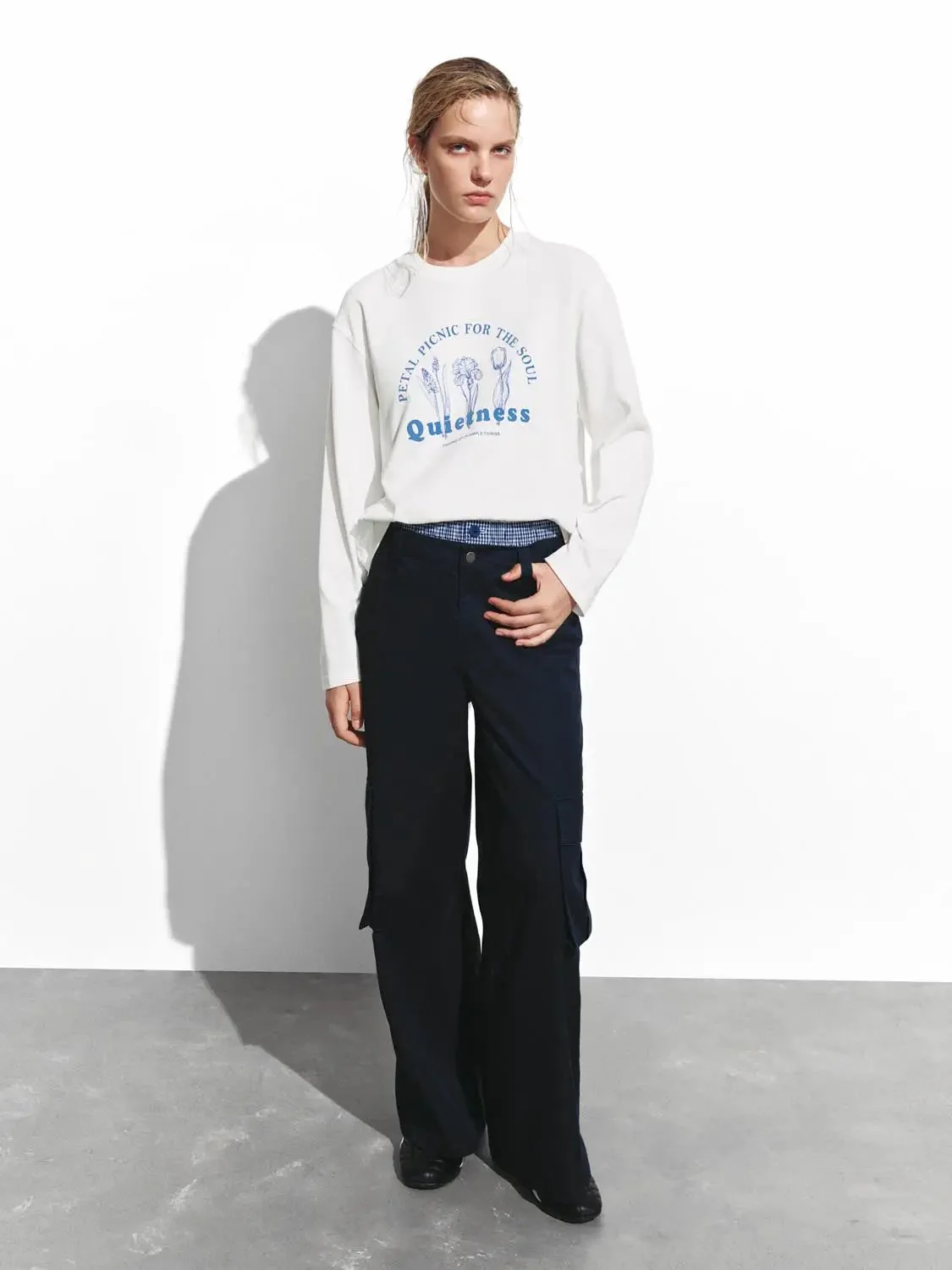 16053-cotton-graphic-print-long-sleeve-blue-lettering-t-shirt-4.webp Cotton Graphic Print Long Sleeve Blue Lettering T Shirt