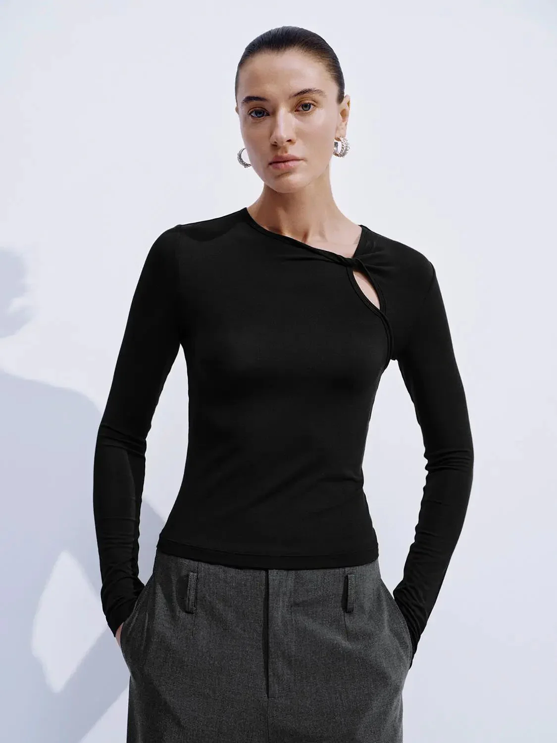 16059-viscose-blend-cut-out-long-sleeve-t-shirts-17.webp Viscose Blend Cut Out Long Sleeve T-Shirts