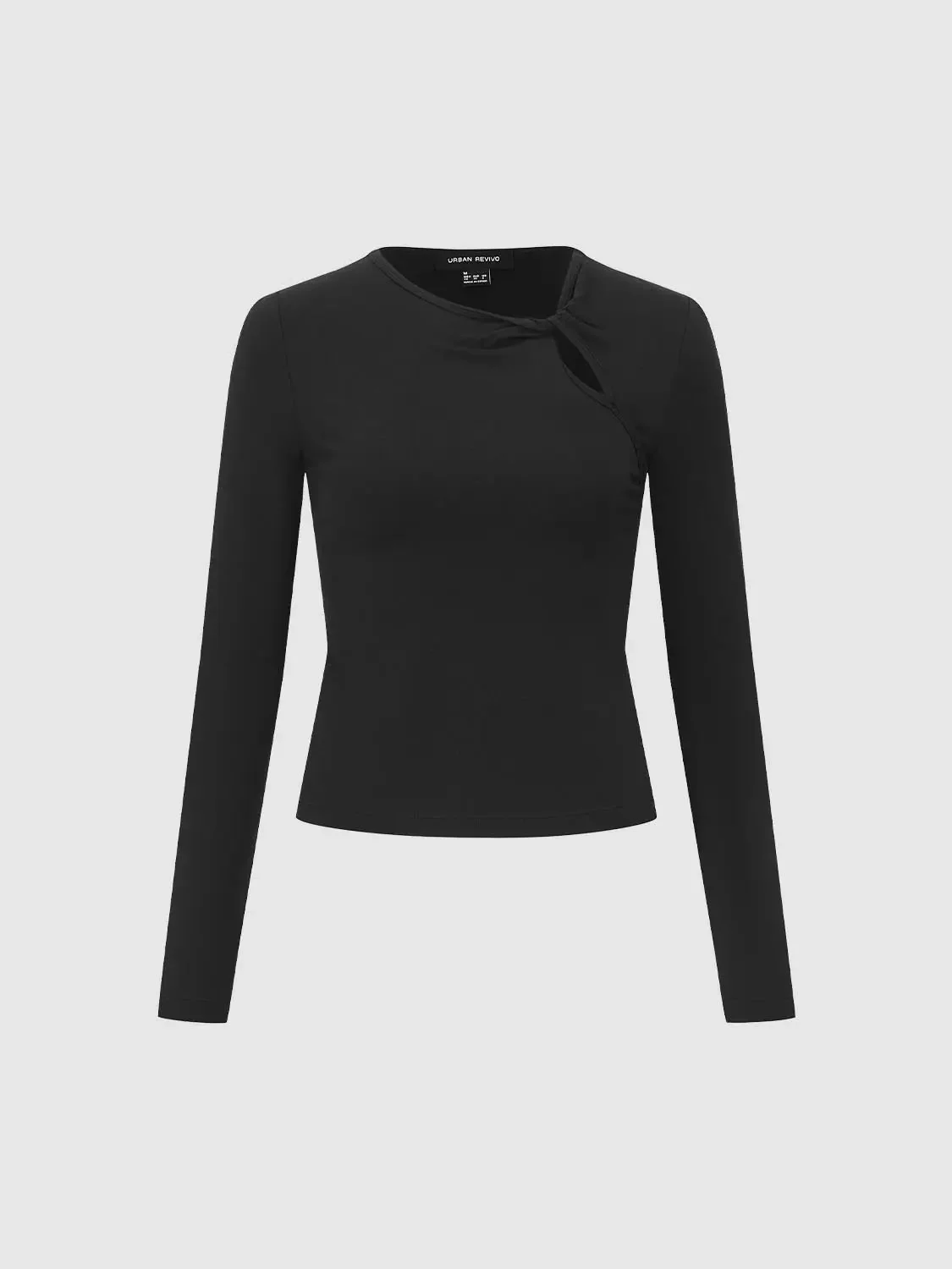16059-viscose-blend-cut-out-long-sleeve-t-shirts-7.webp Viscose Blend Cut Out Long Sleeve T-Shirts