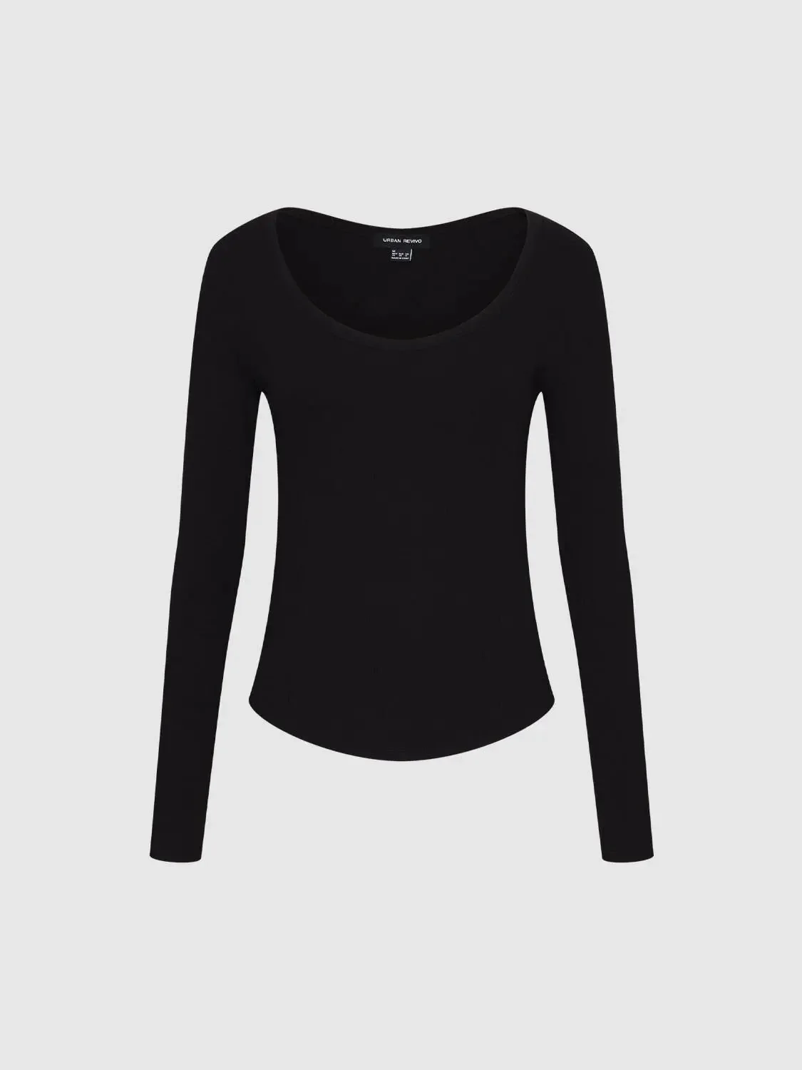 16085-viscose-cotton-blend-scoop-neck-flare-long-sleeve-t-shirt-23.webp Viscose Cotton Blend Scoop Neck Flare Long Sleeve T-Shirt