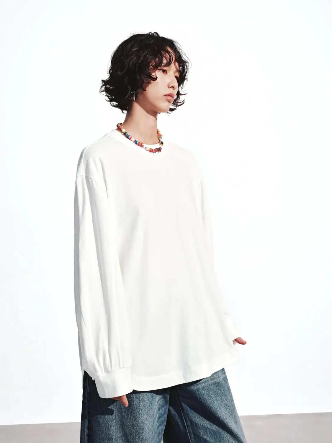 16140-cotton-flare-sleeve-long-sleeve-casual-t-shirt-13.webp Cotton Flare Sleeve Long Sleeve Casual T Shirt