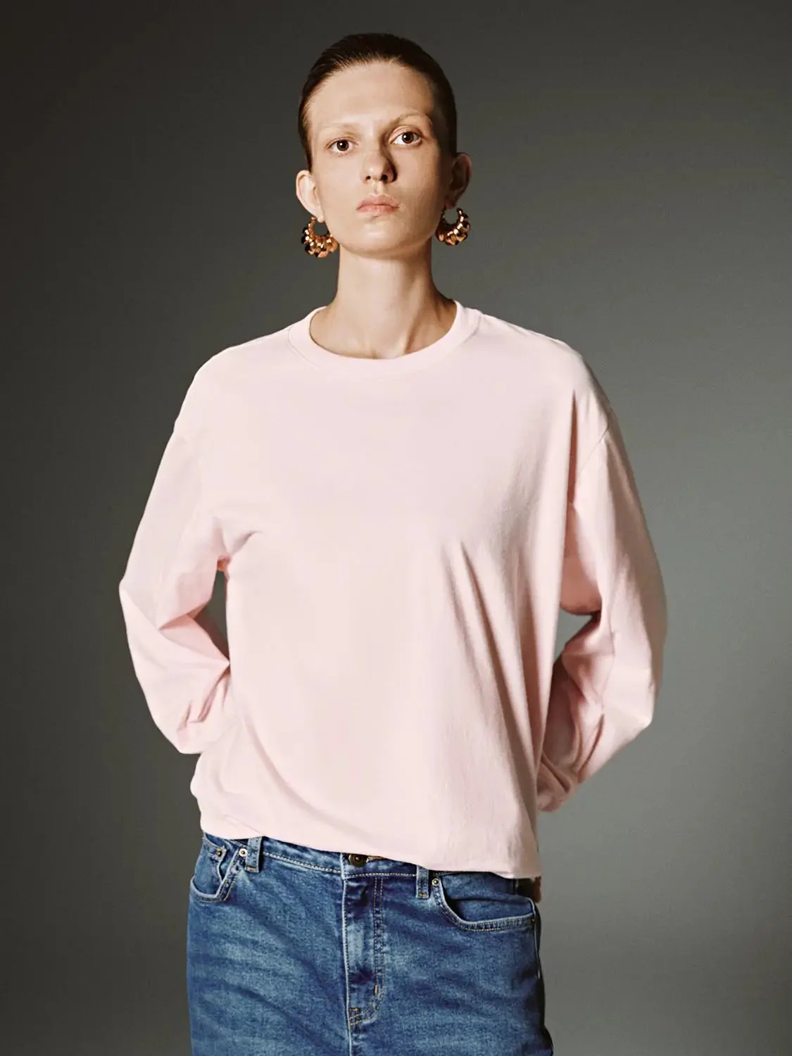 16140-cotton-flare-sleeve-long-sleeve-casual-t-shirt-34.webp Cotton Flare Sleeve Long Sleeve Casual T Shirt