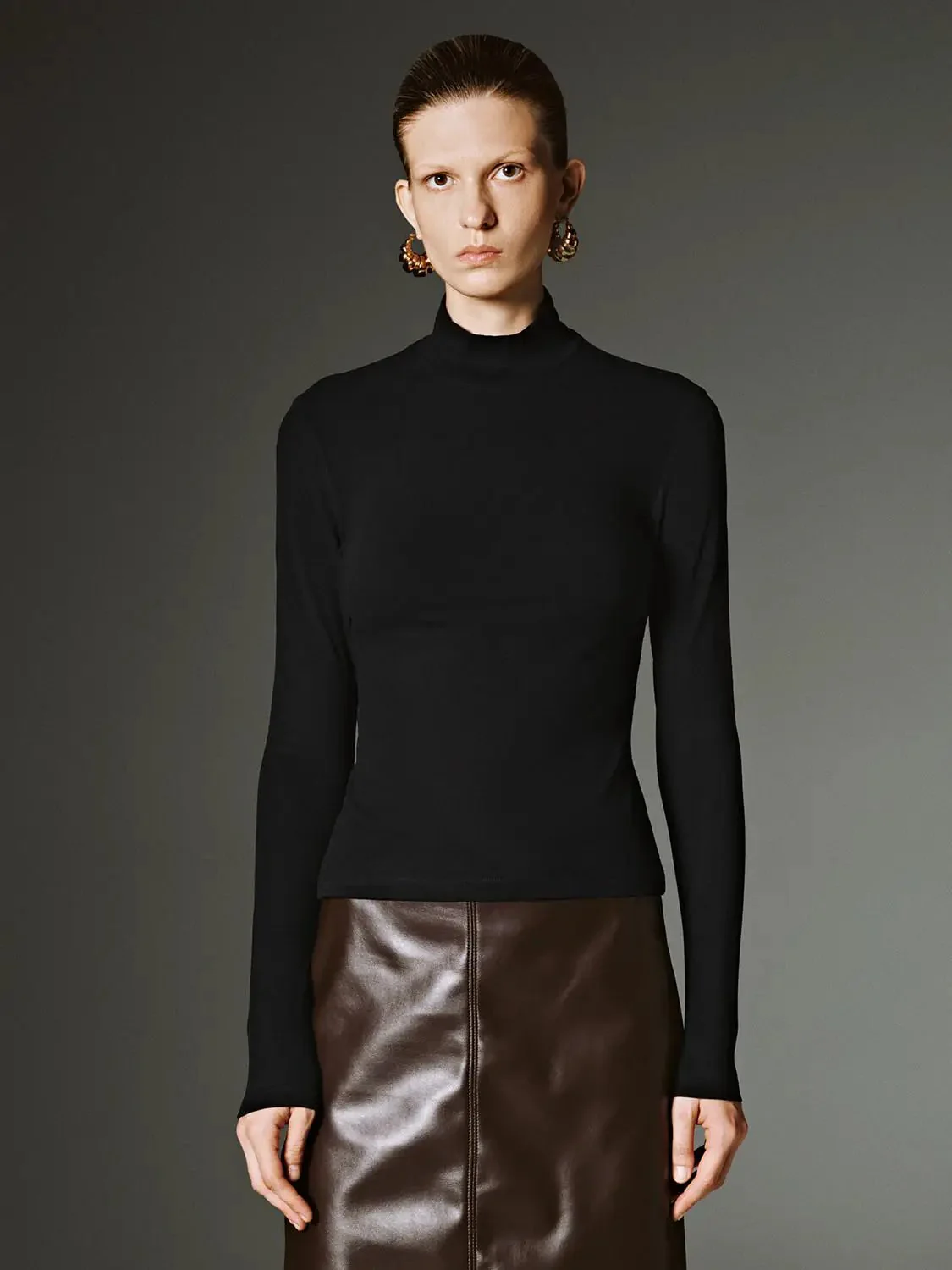 16202-classic-high-neck-wool-blend-long-sleeve-tshirts-1.webp Classic High Neck Wool Blend Long Sleeve TShirts