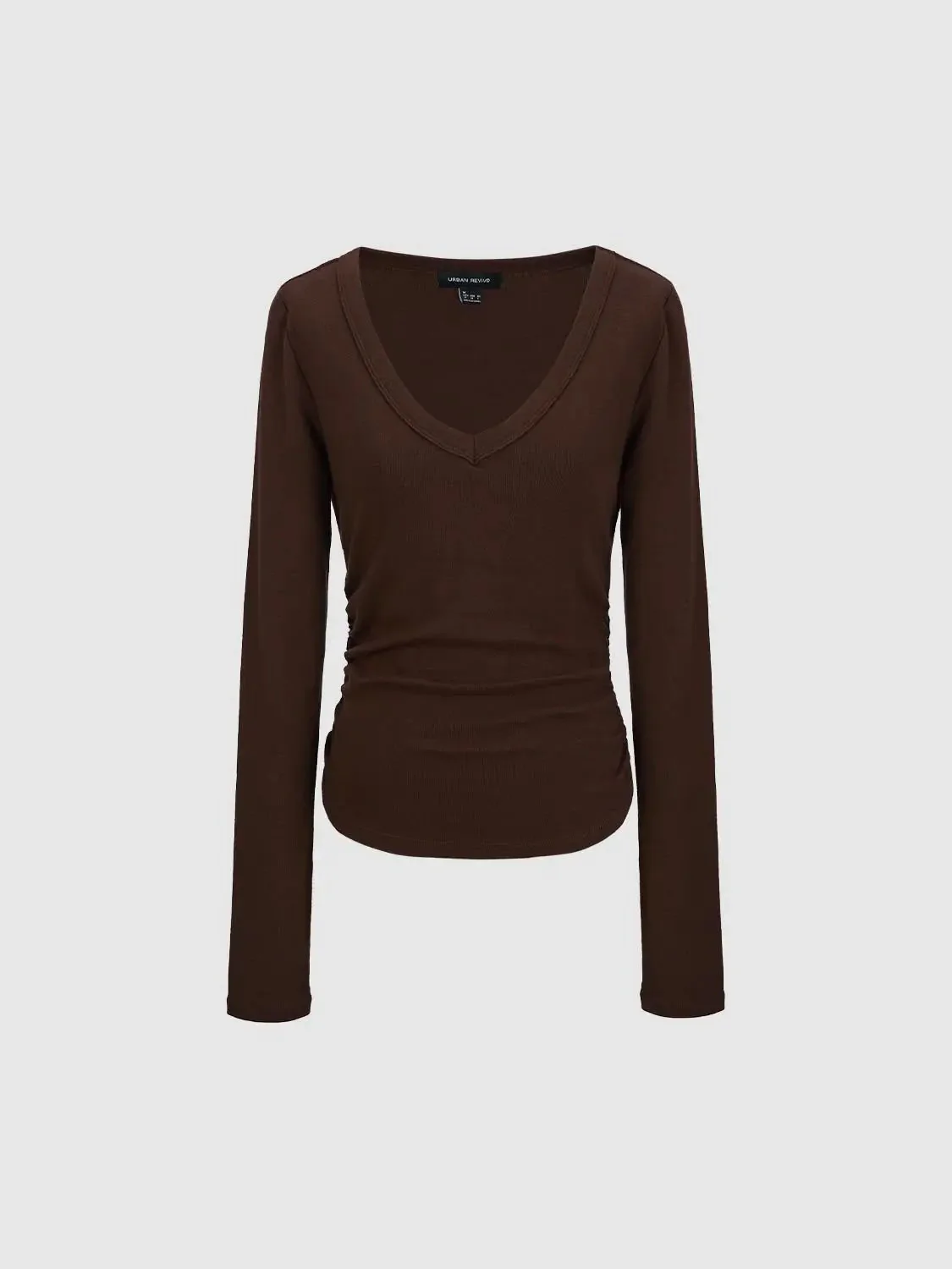 16246-cinch-waist-long-sleeve-cotton-blend-t-shirts-15.webp Cinch Waist Long Sleeve Cotton Blend T-Shirts