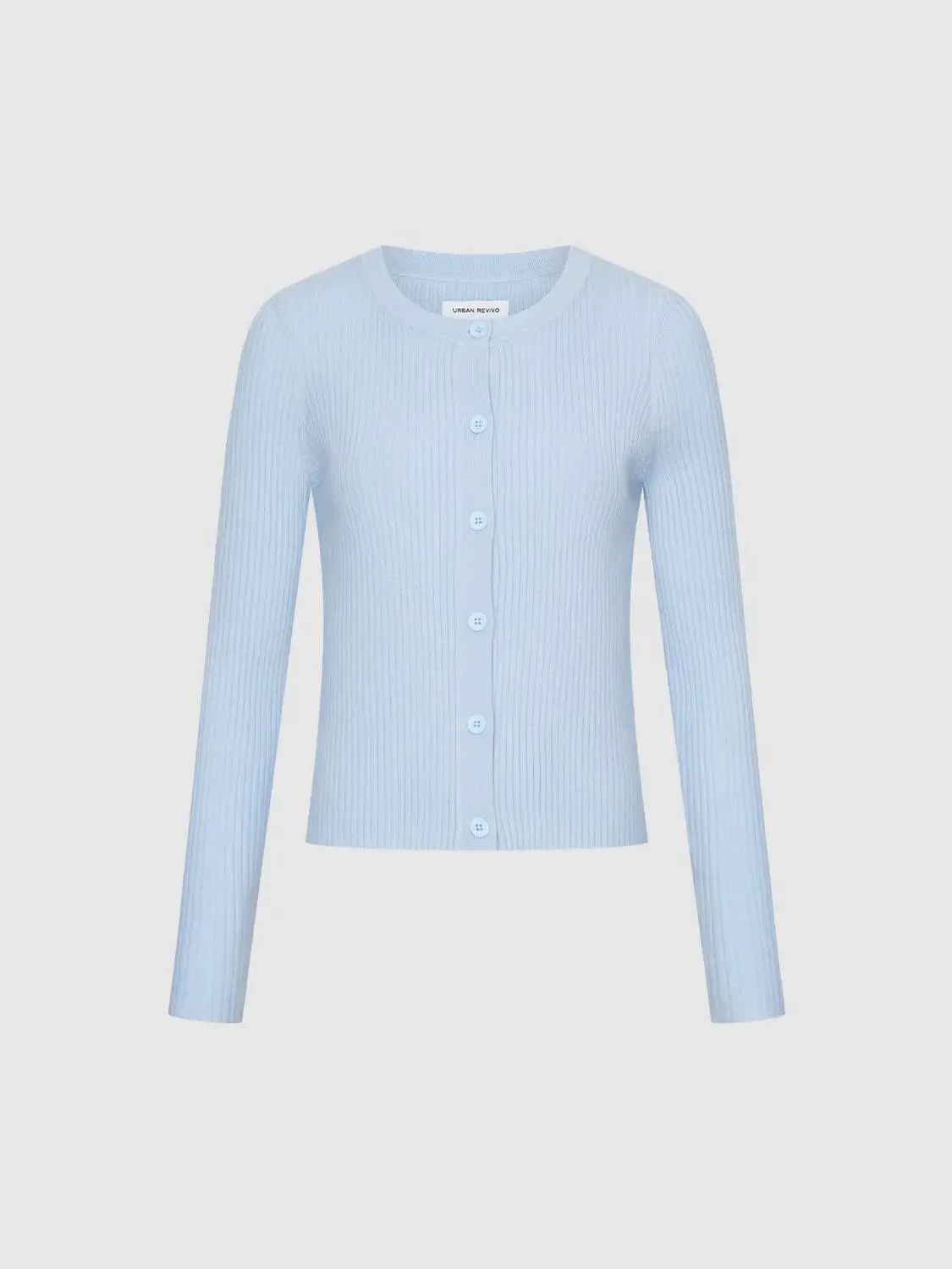 16280-crew-neck-button-up-knitted-cardigan-15.webp Crew Neck Button Up Knitted Cardigan