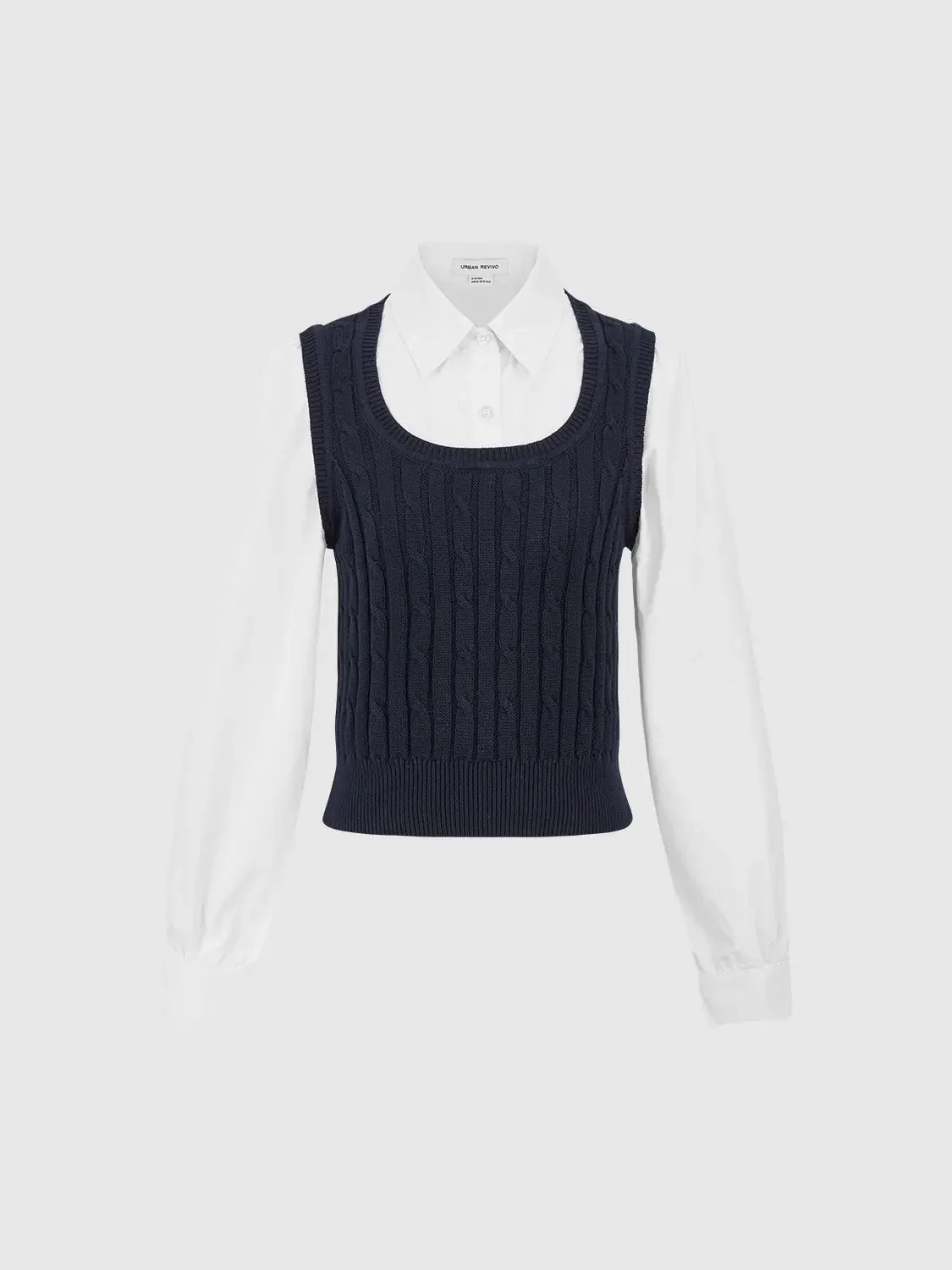 1633-pure-cotton-knit-vest-with-layered-shirt-design-vest-7.webp Pure Cotton Knit Vest With Layered Shirt Design Vest