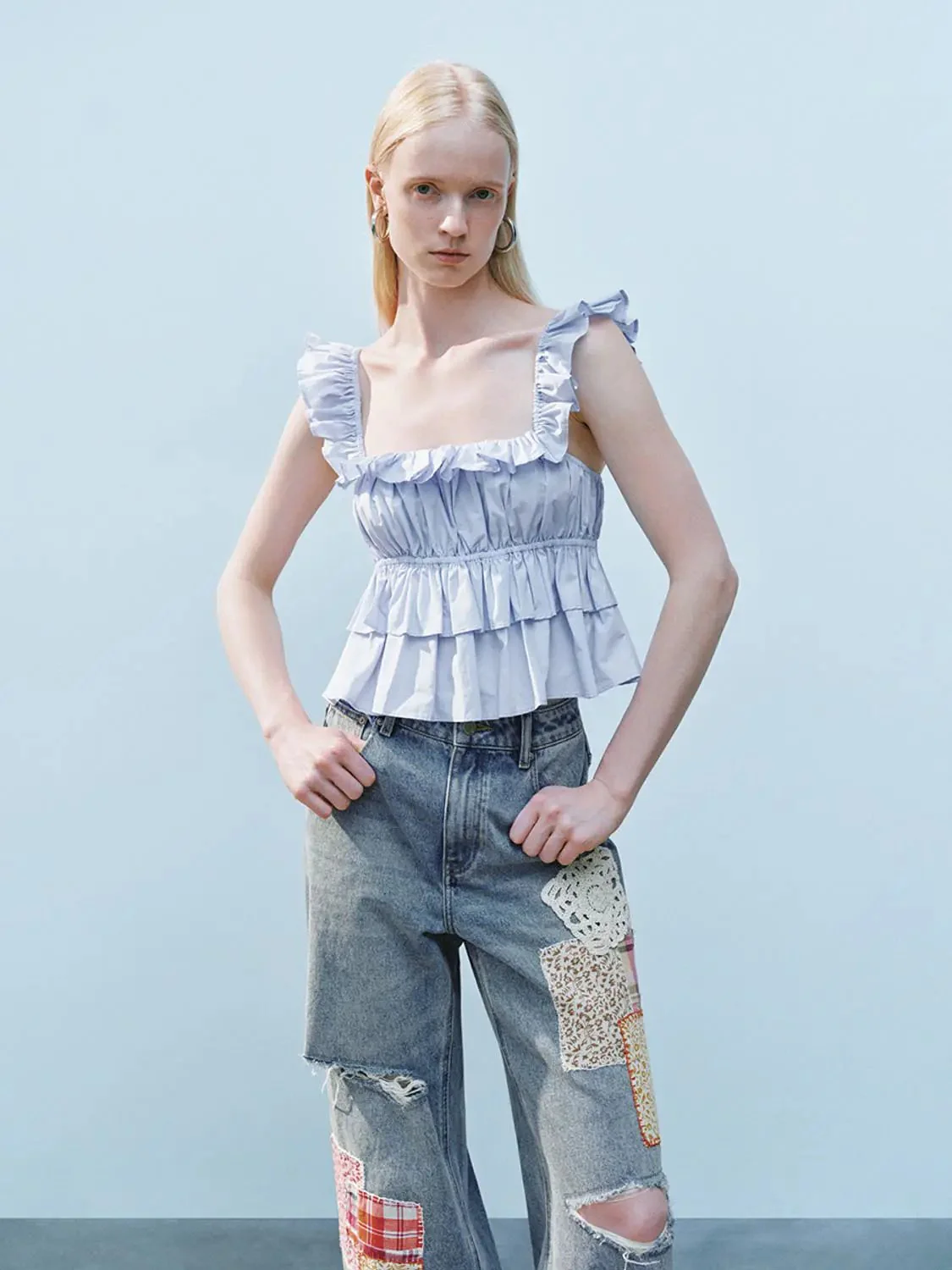 16439-wide-strap-ruffle-cami-tops-13.webp Wide Strap Ruffle Cami Tops