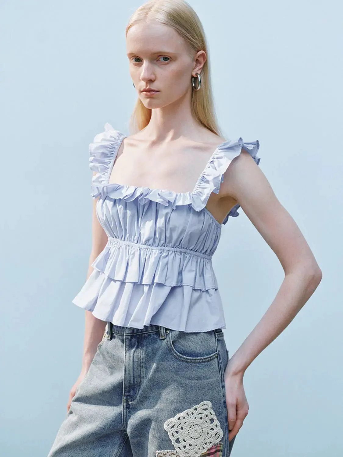 16439-wide-strap-ruffle-cami-tops-17.webp Wide Strap Ruffle Cami Tops