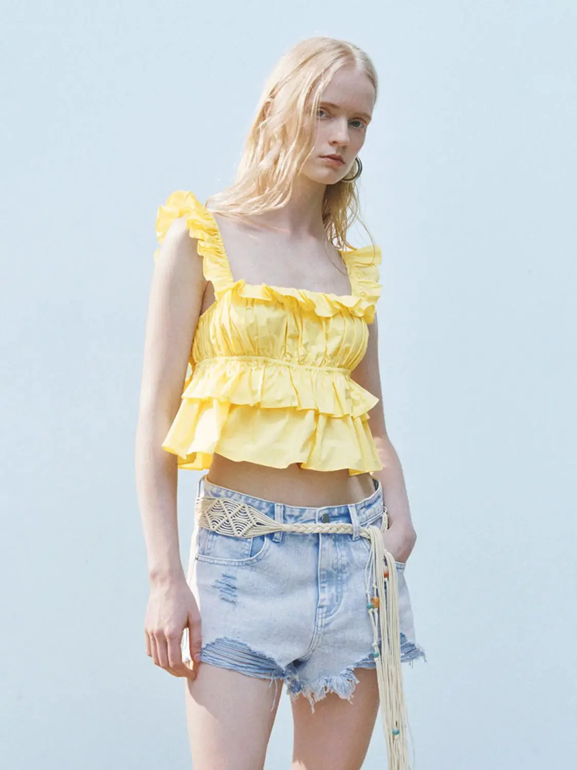 16439-wide-strap-ruffle-cami-tops-5.webp Wide Strap Ruffle Cami Tops