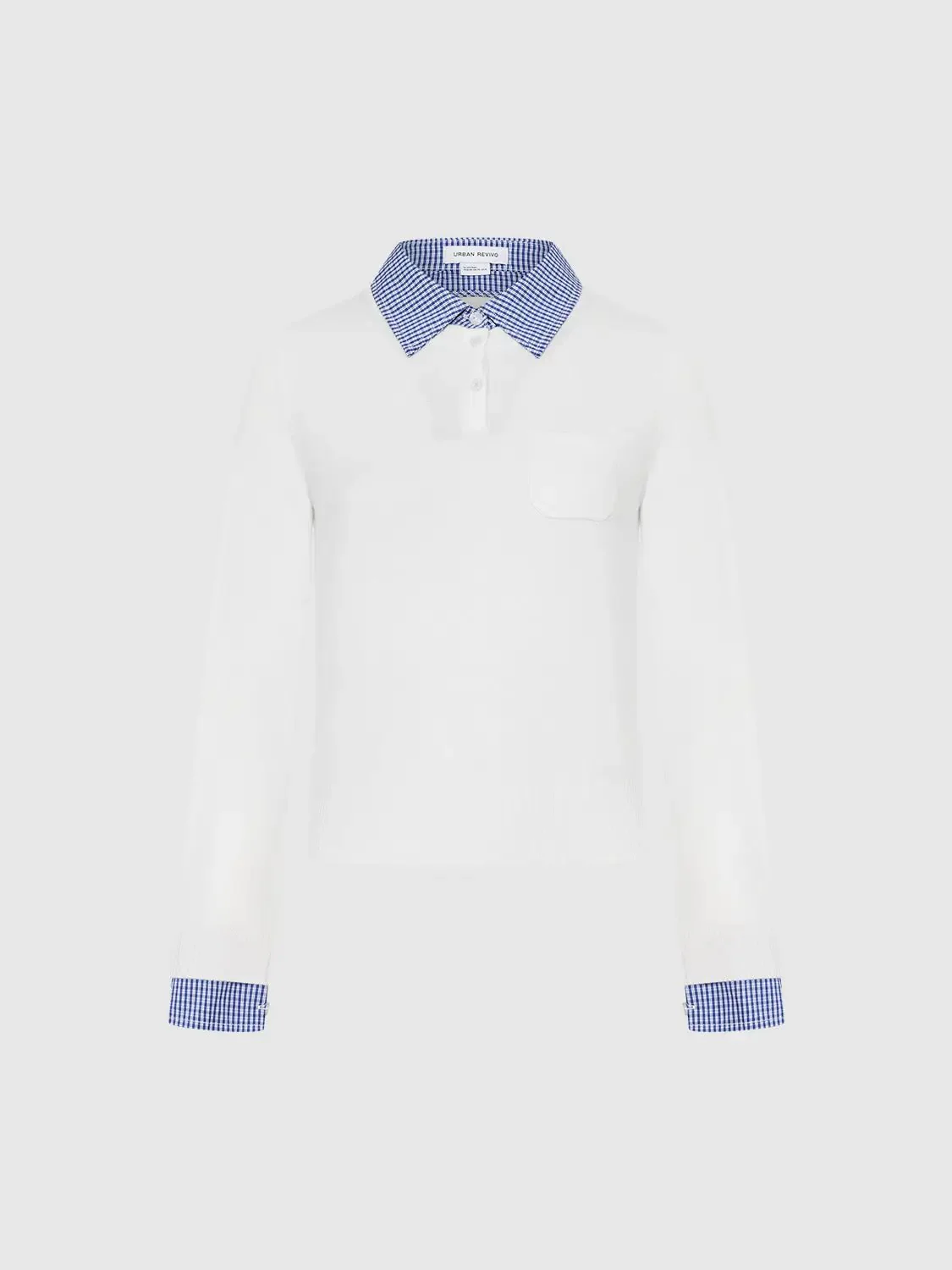 16498-white-plaid-collar-knit-top-with-blue-striped-collar-top-12.webp White Plaid Collar Knit Top With Blue Striped Collar Top