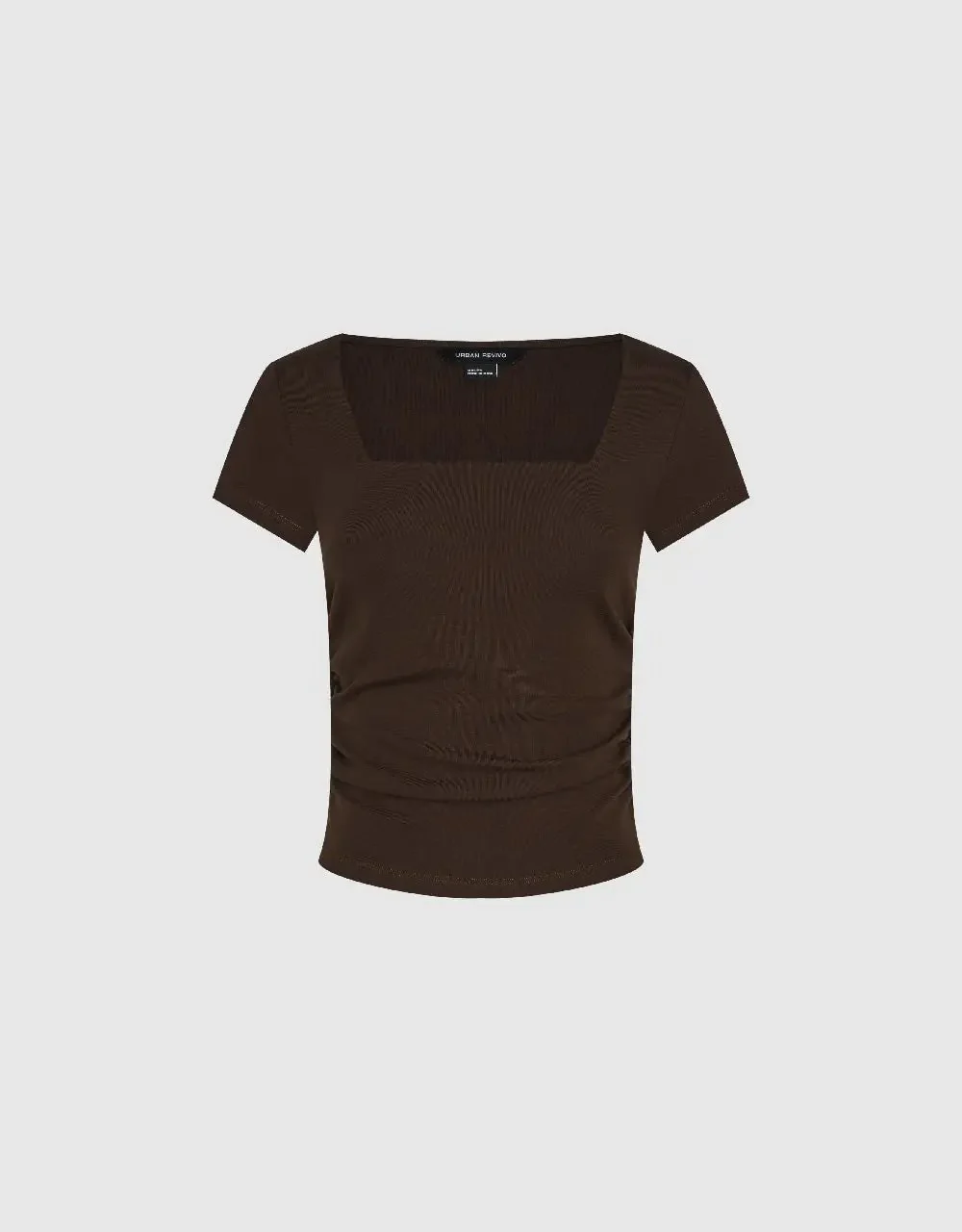 16530-essential-ruched-square-cut-collar-cotton-t-shirt-4.webp Essential Ruched Square-Cut Collar Cotton T Shirt