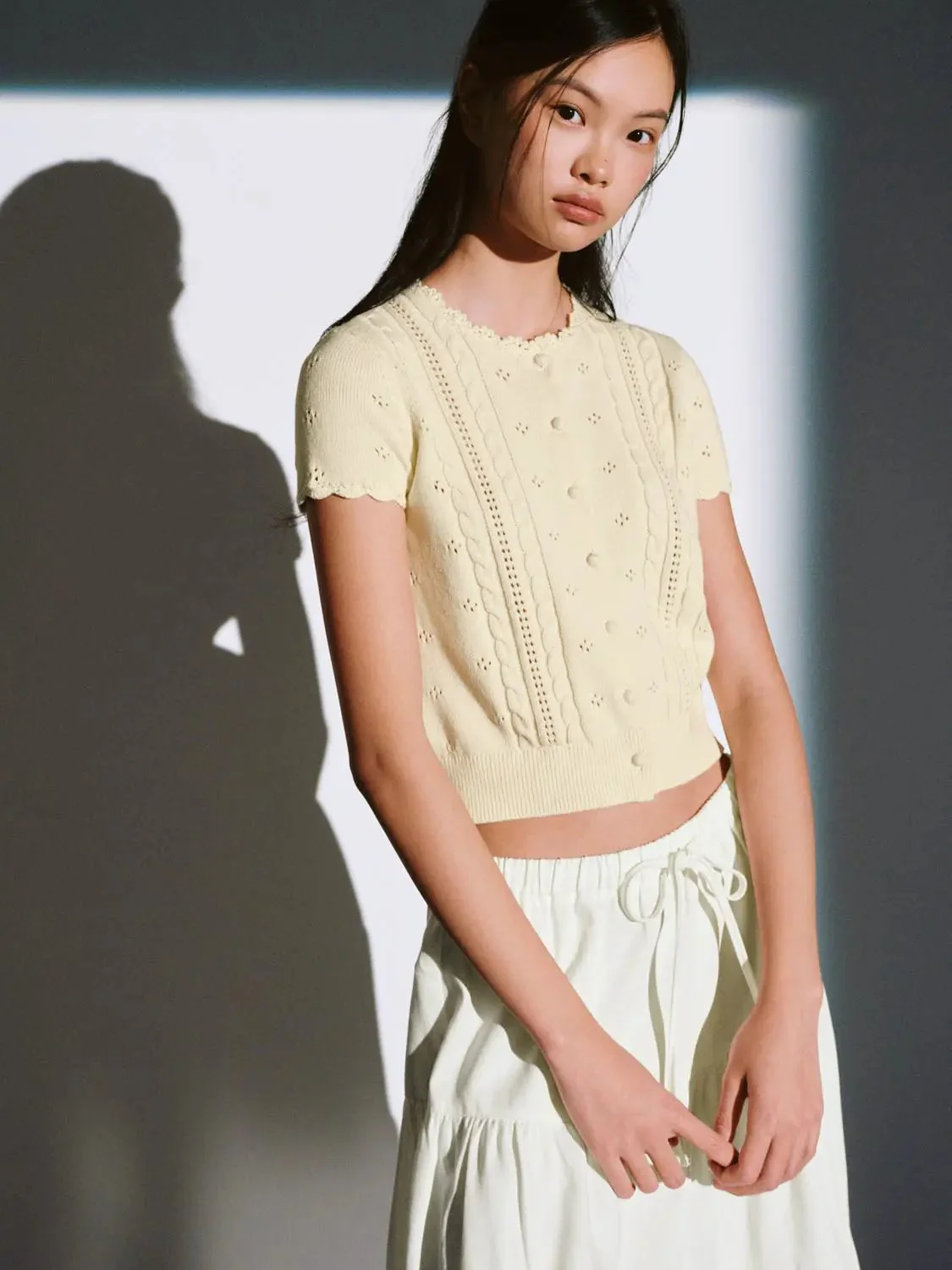 16599-short-sleeve-open-knitted-cardigans-2.webp Short Sleeve Open Knitted Cardigans