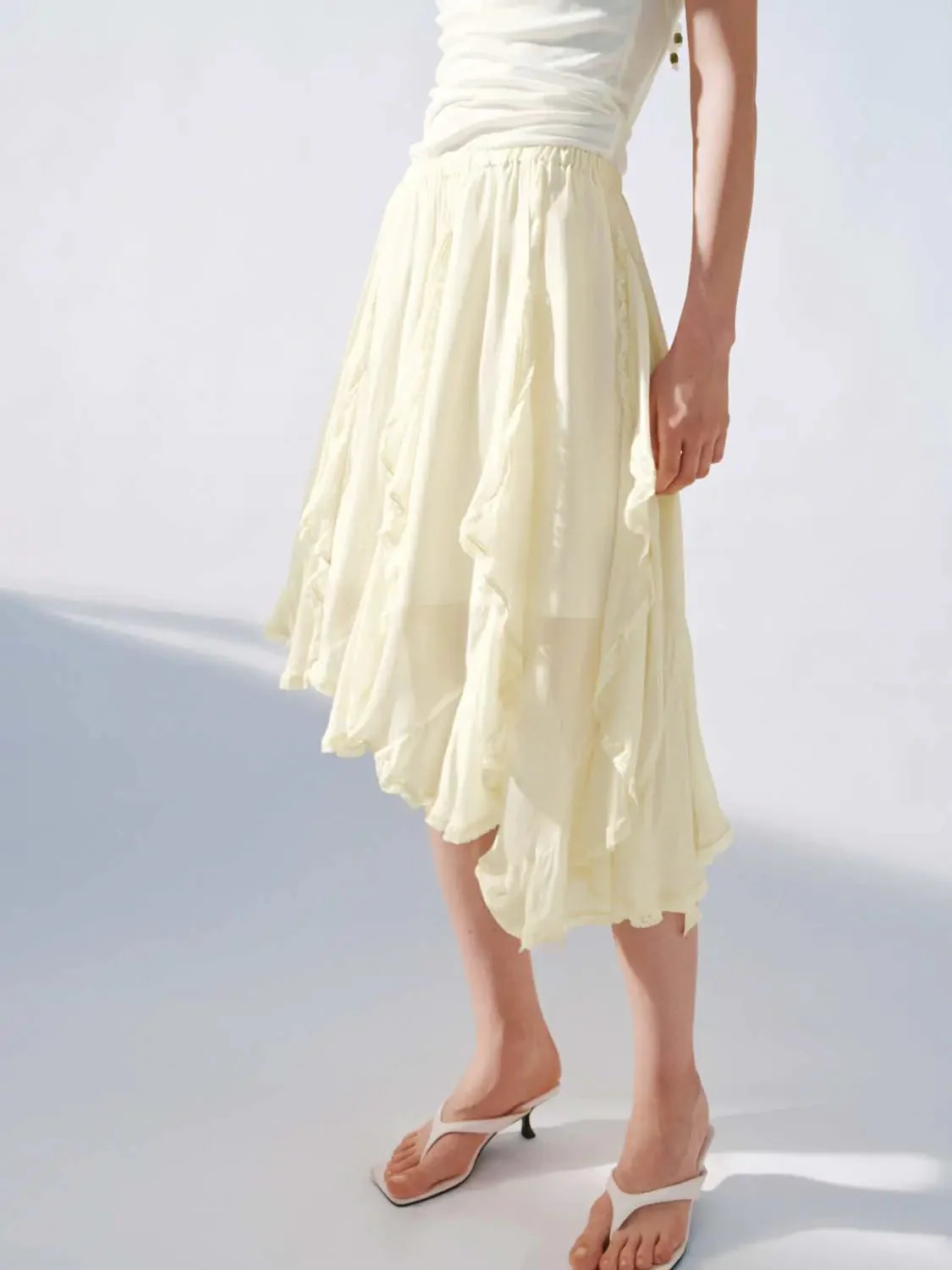 16704-asymmetric-ruffle-a-line-midi-lace-trim-skirts-3.webp Asymmetric Ruffle A Line Midi Lace Trim Skirts