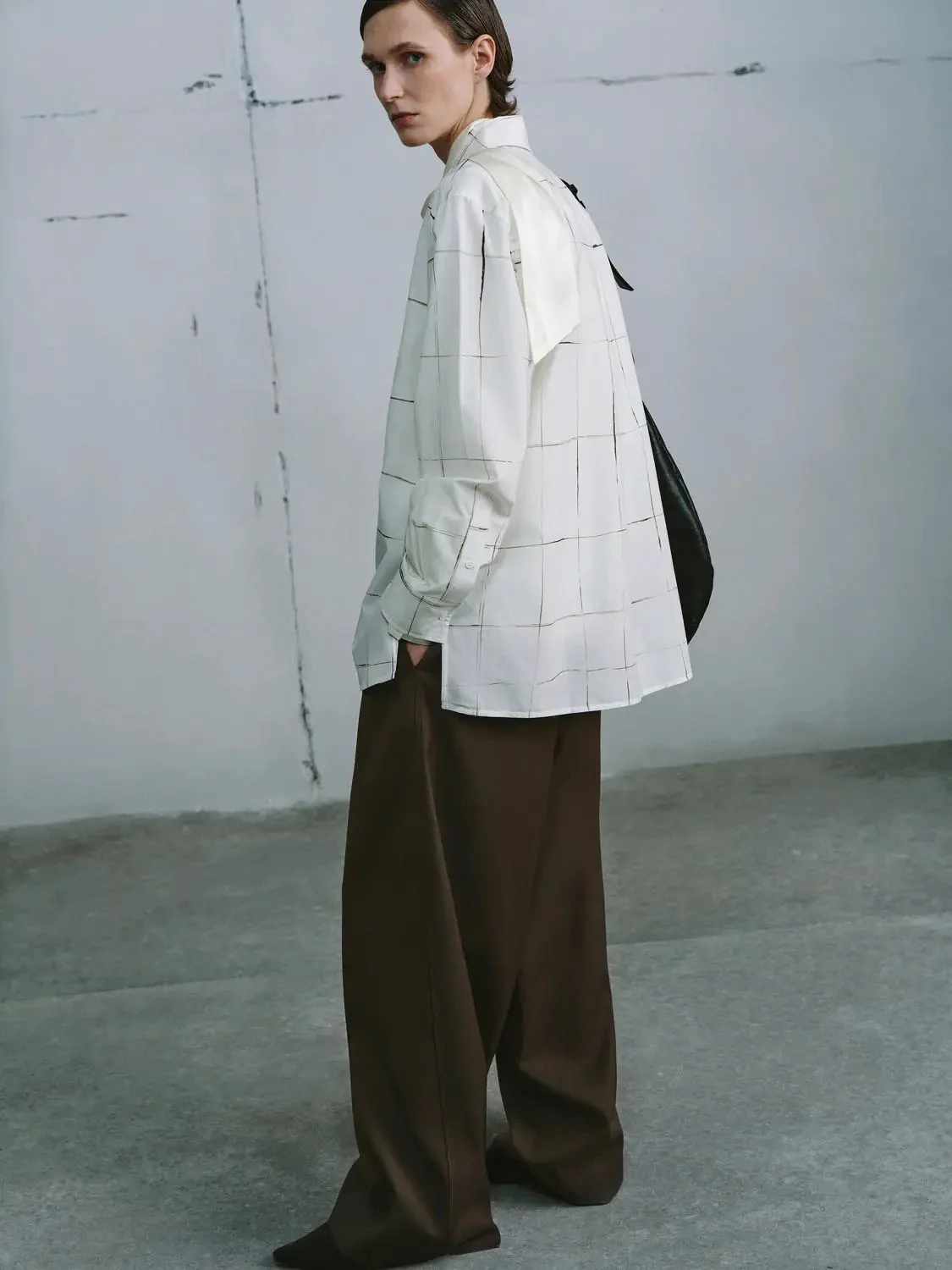 Contrast Check Shirts