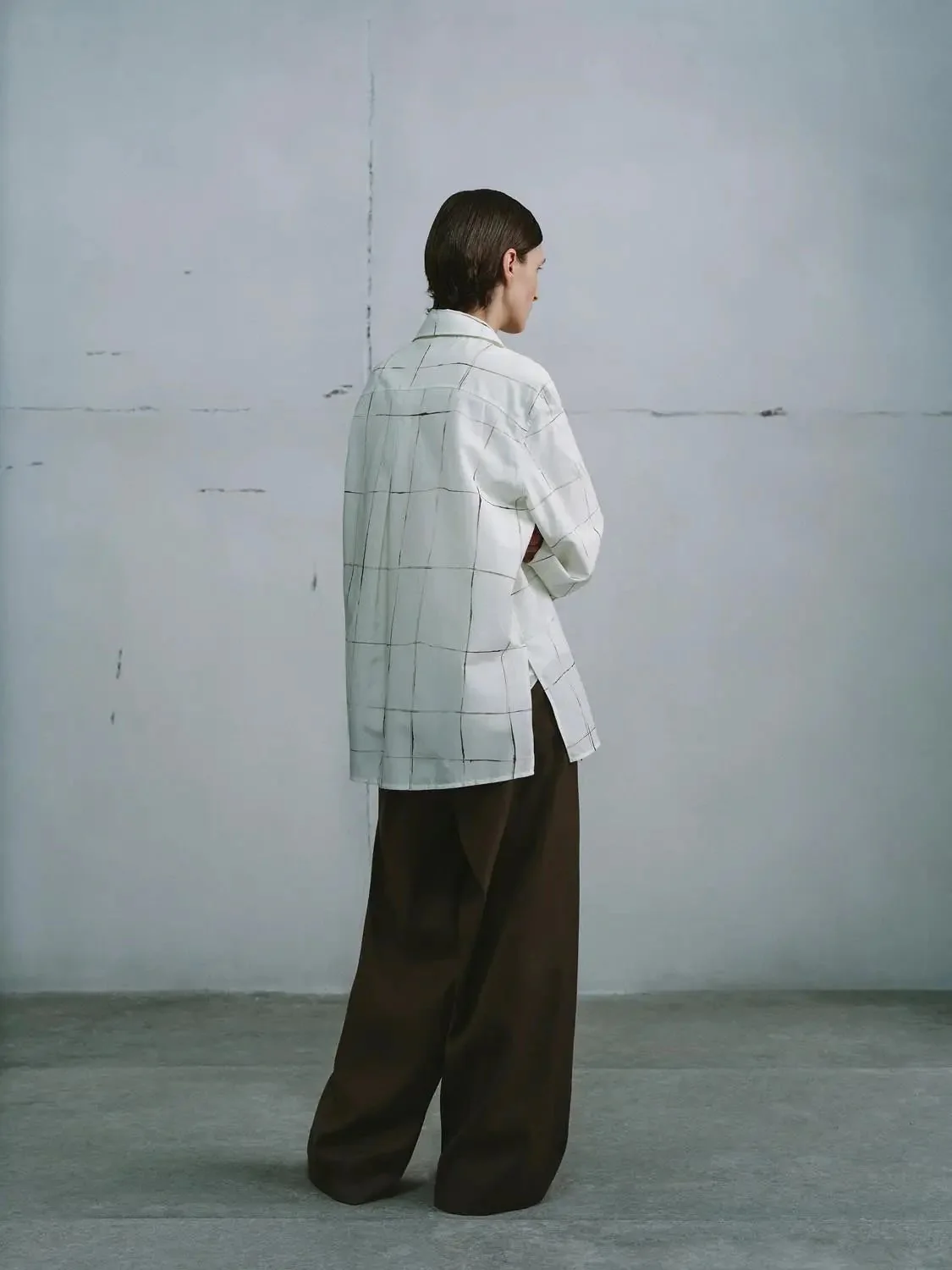 Contrast Check Shirts